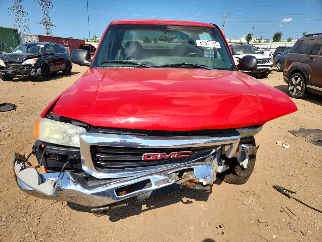 2003 Gmc New Sierra K1500 Red vin: 2GTEK19T531283300