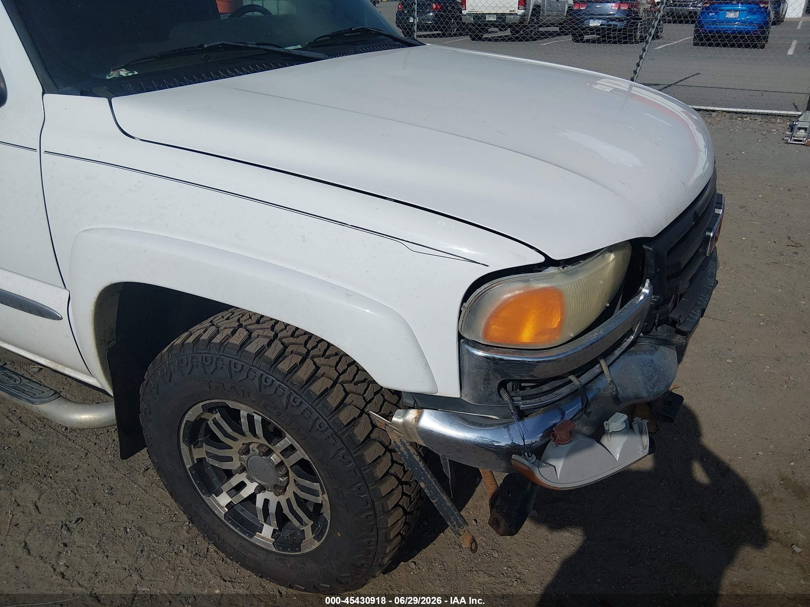 2004 Gmc Sierra 1500 Sle White vin: 2GTEK19T541271889