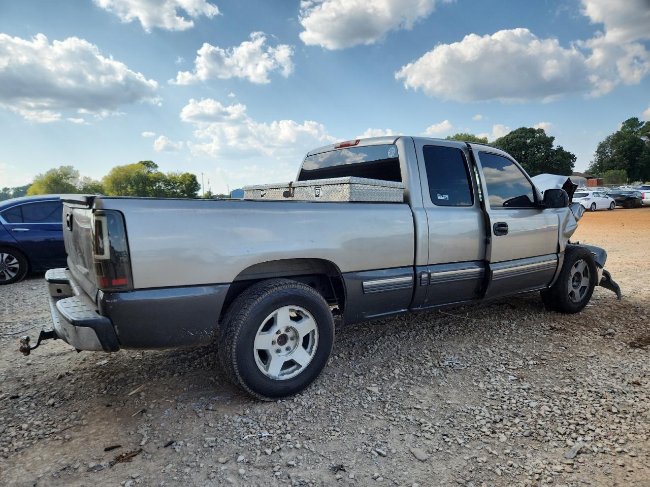 1999 Gmc New Sierra K1500 Gray vin: 2GTEK19T5X1534161