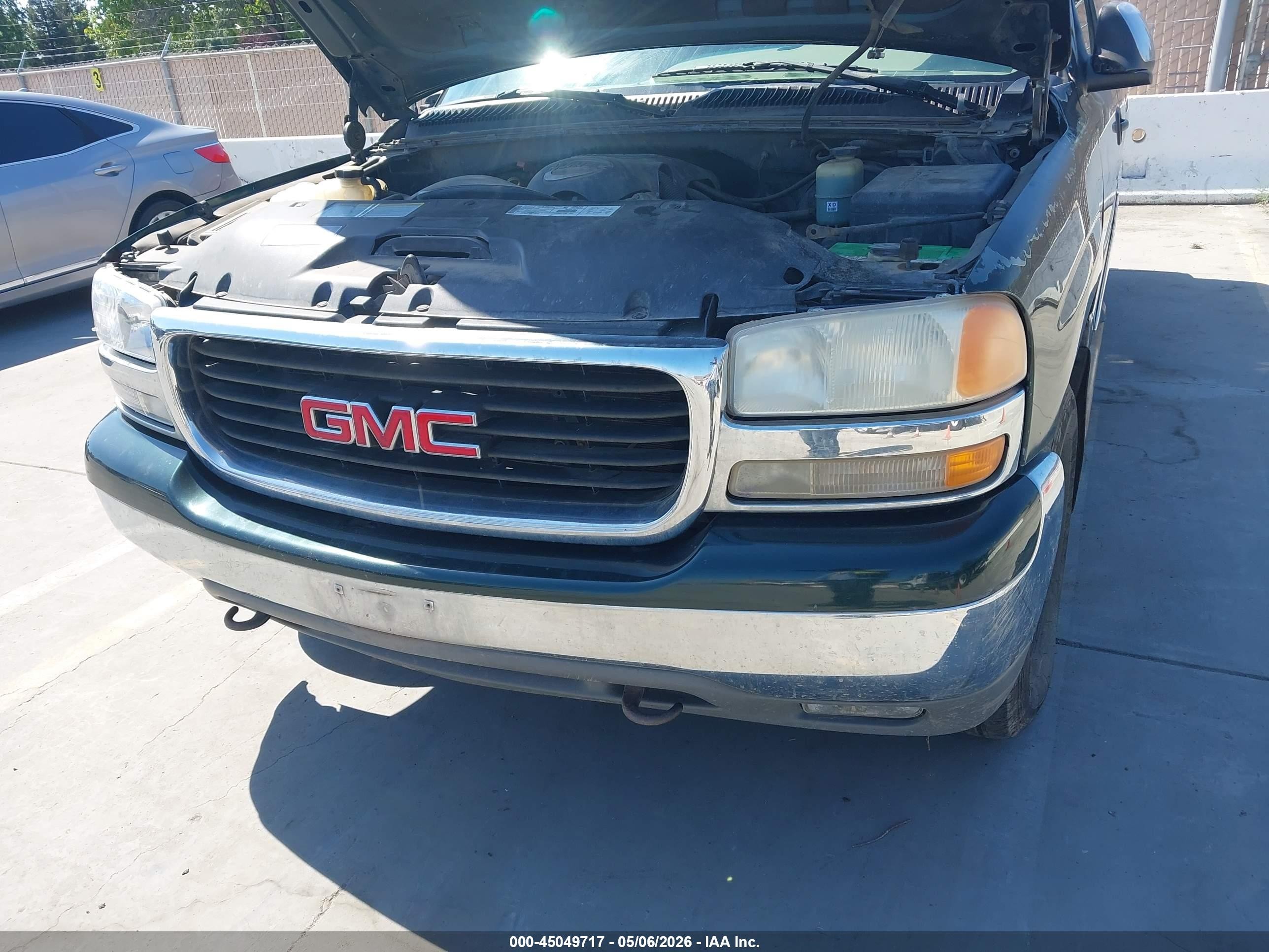 2001 Gmc Sierra 1500 Sle Green vin: 2GTEK19T611201622