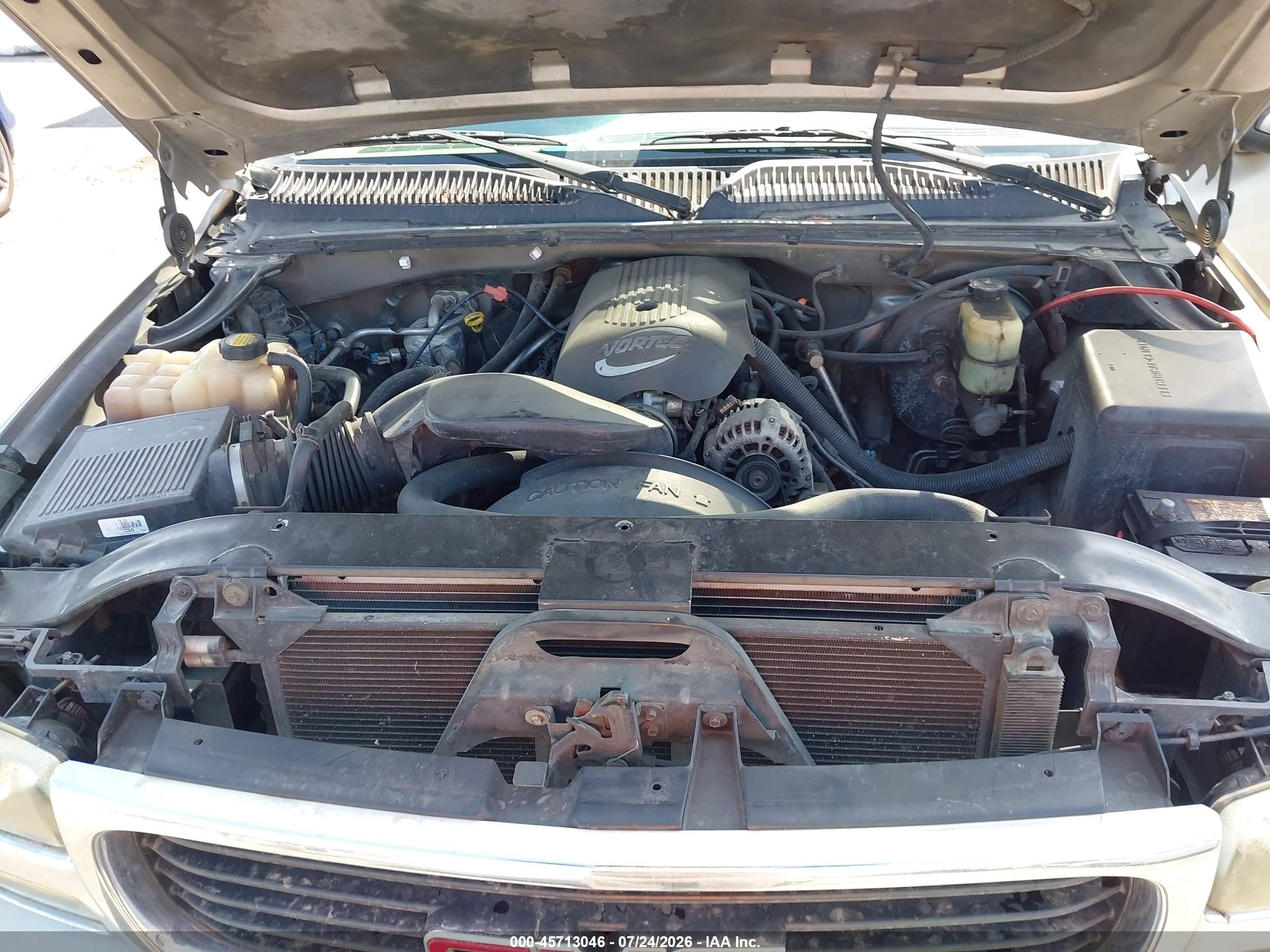 2001 Gmc Sierra 1500 Sle Beige vin: 2GTEK19T611252926