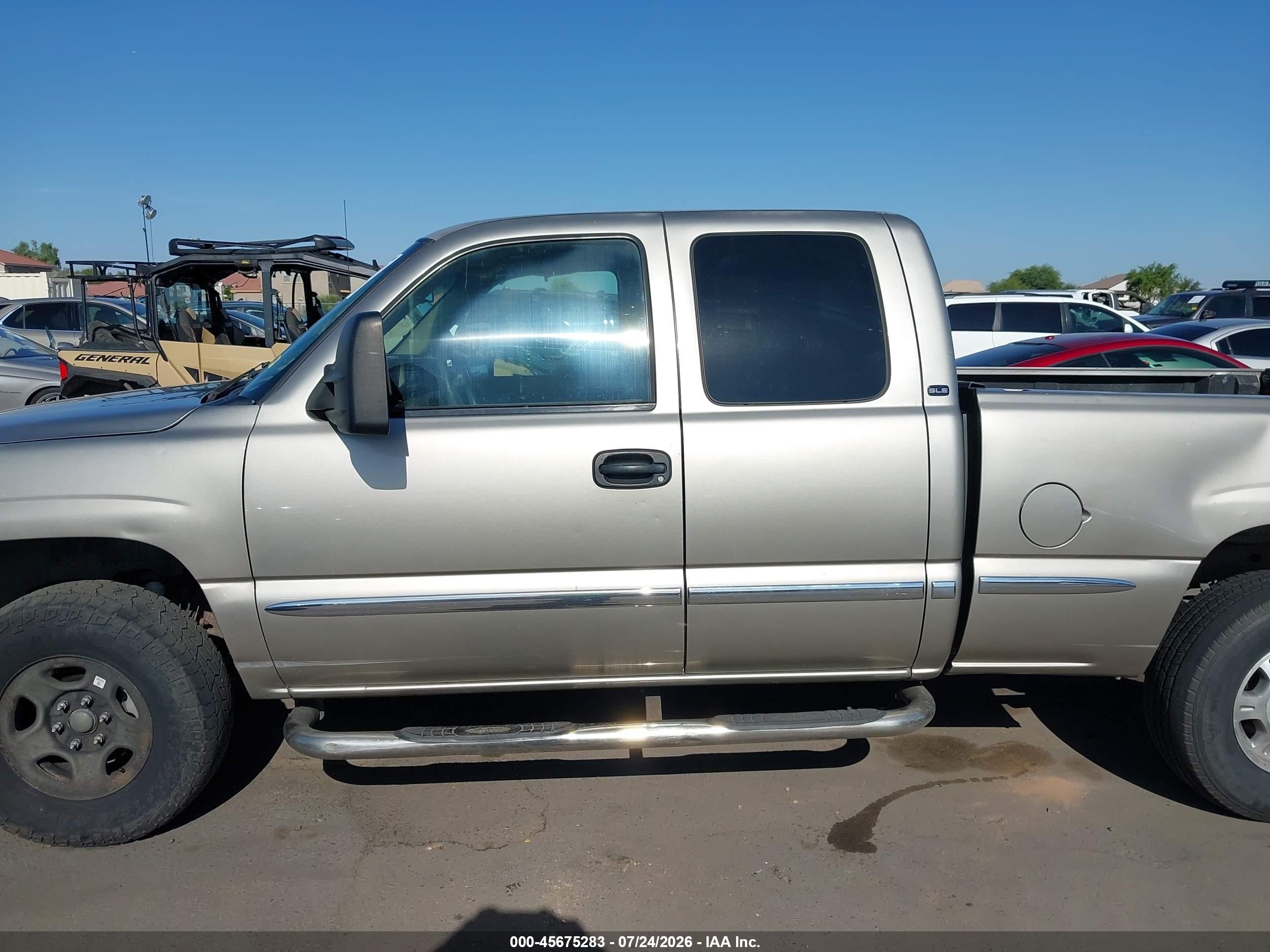 2002 Gmc Sierra 1500 Sle Коричневый vin: 2GTEK19T721250717