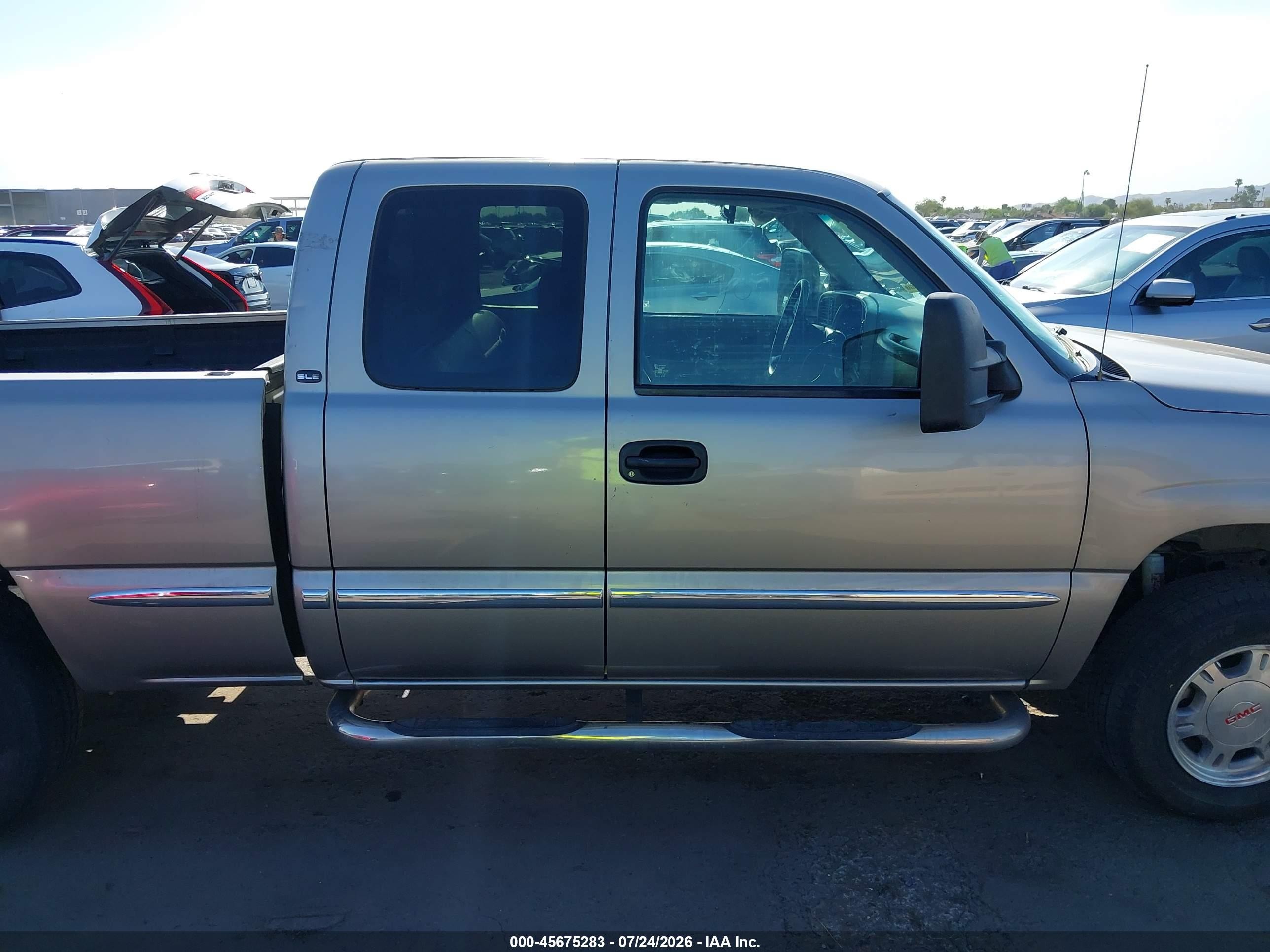 2002 Gmc Sierra 1500 Sle Коричневый vin: 2GTEK19T721250717
