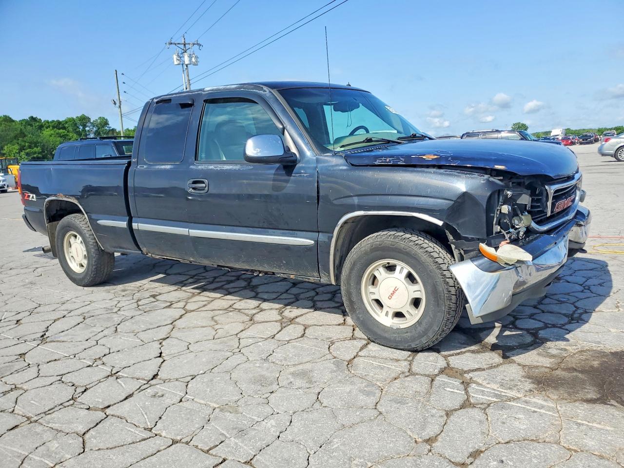 2001 Gmc New Sierra K1500 Black vin: 2GTEK19T811393352