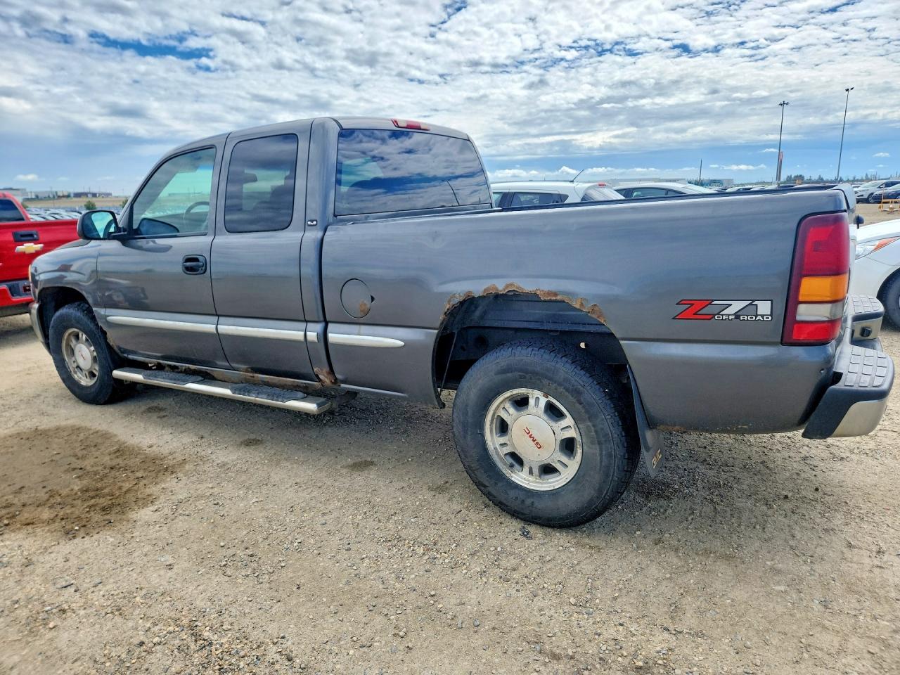 2002 Gmc New Sierra K1500 Gray vin: 2GTEK19T821377511