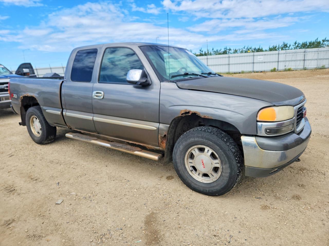 2002 Gmc New Sierra K1500 Gray vin: 2GTEK19T821377511