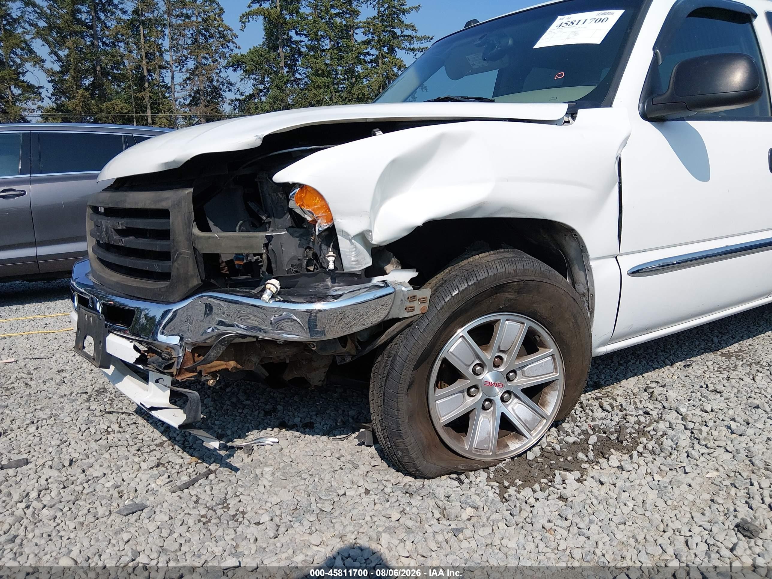 2004 Gmc Sierra 1500 Slt White vin: 2GTEK19T841158731