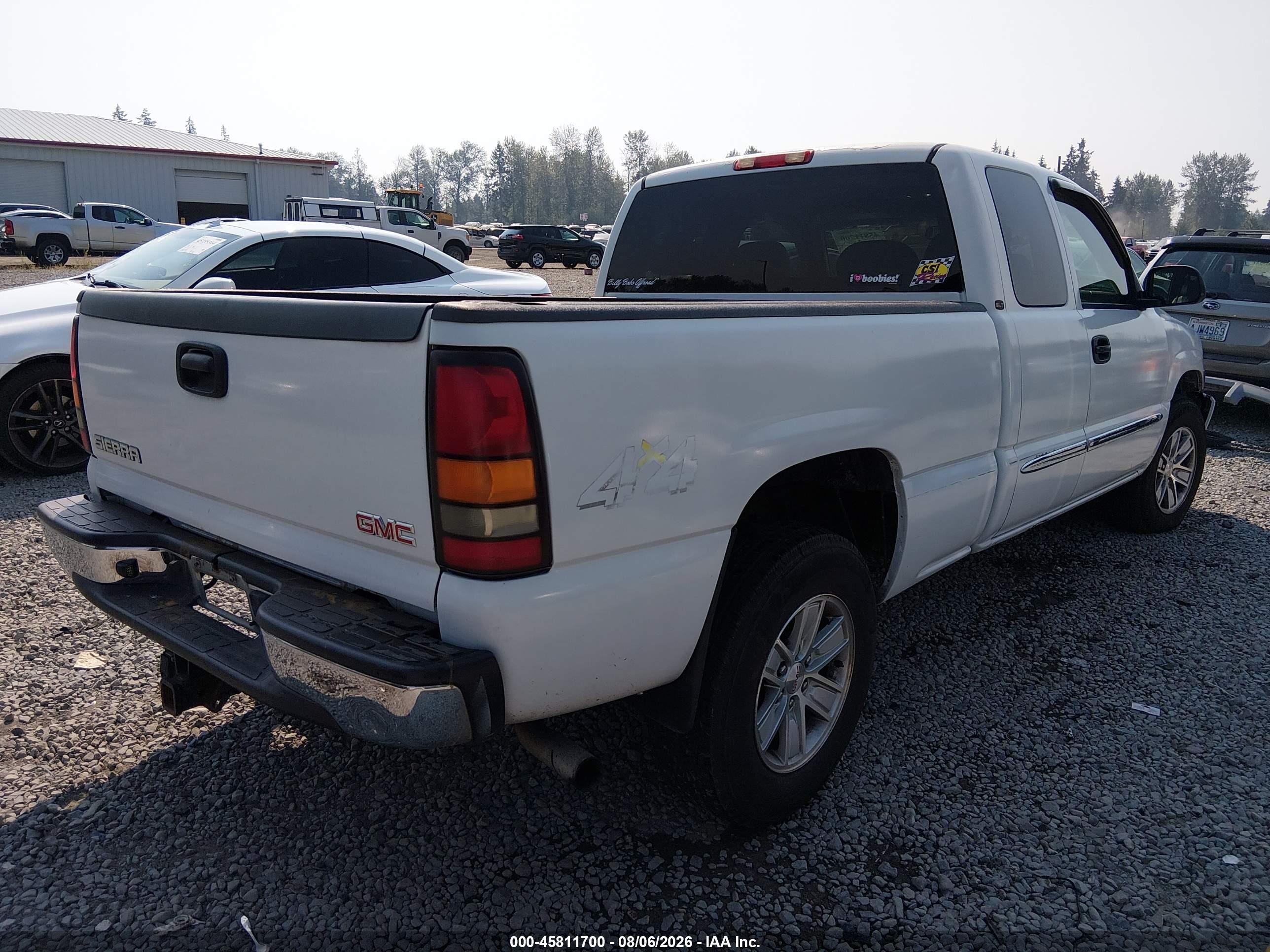2004 Gmc Sierra 1500 Slt White vin: 2GTEK19T841158731