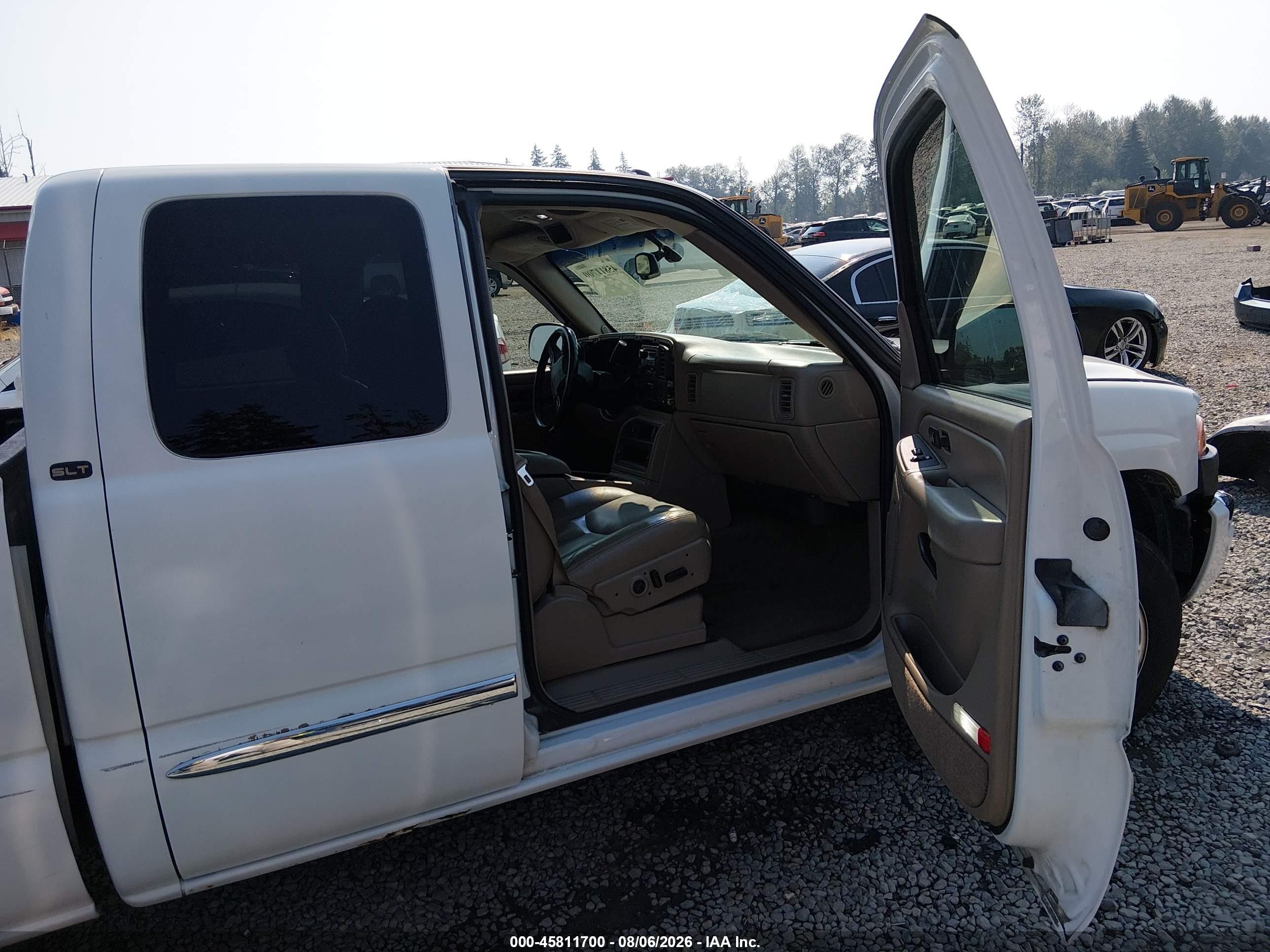 2004 Gmc Sierra 1500 Slt White vin: 2GTEK19T841158731