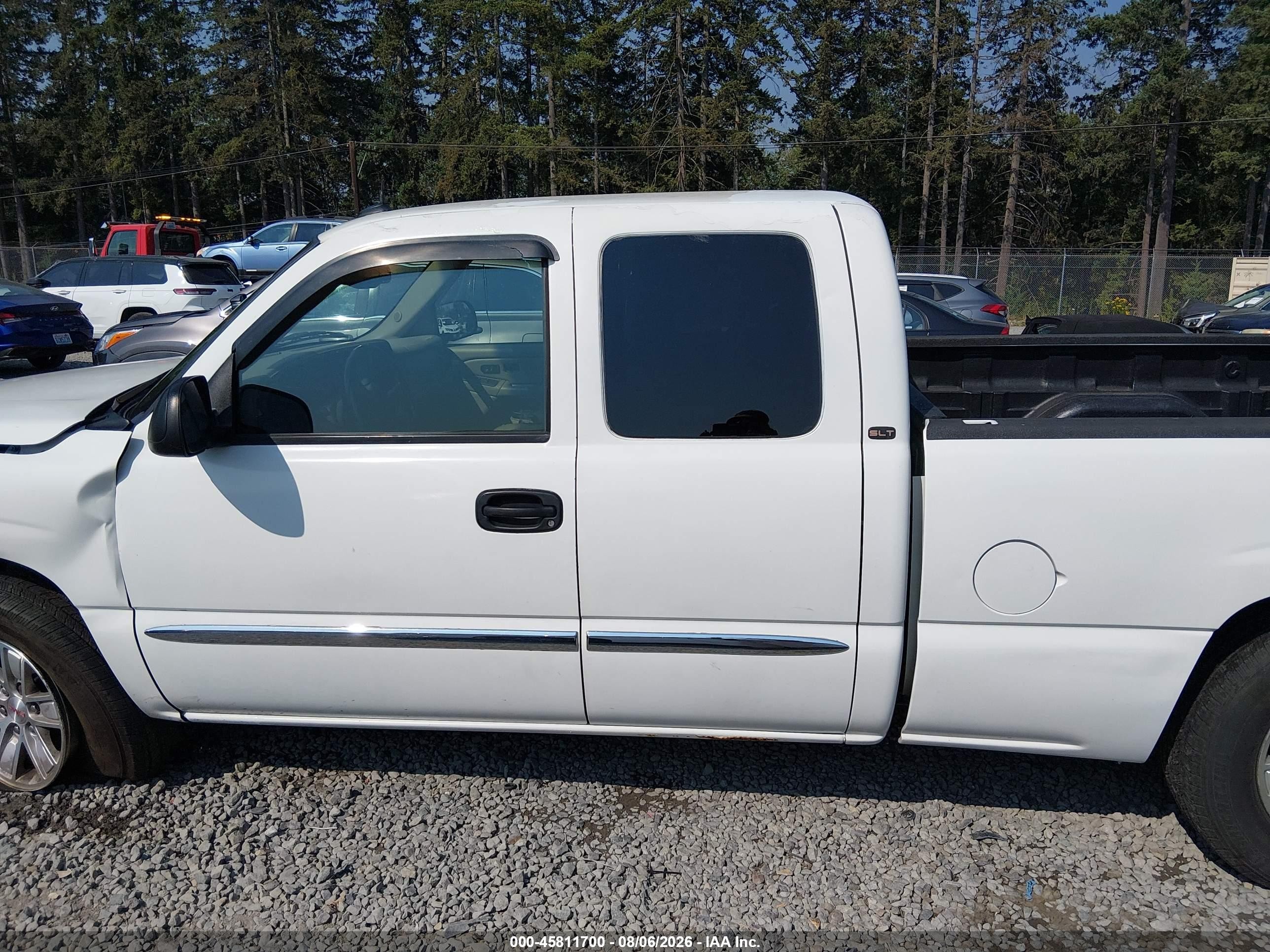 2004 Gmc Sierra 1500 Slt White vin: 2GTEK19T841158731