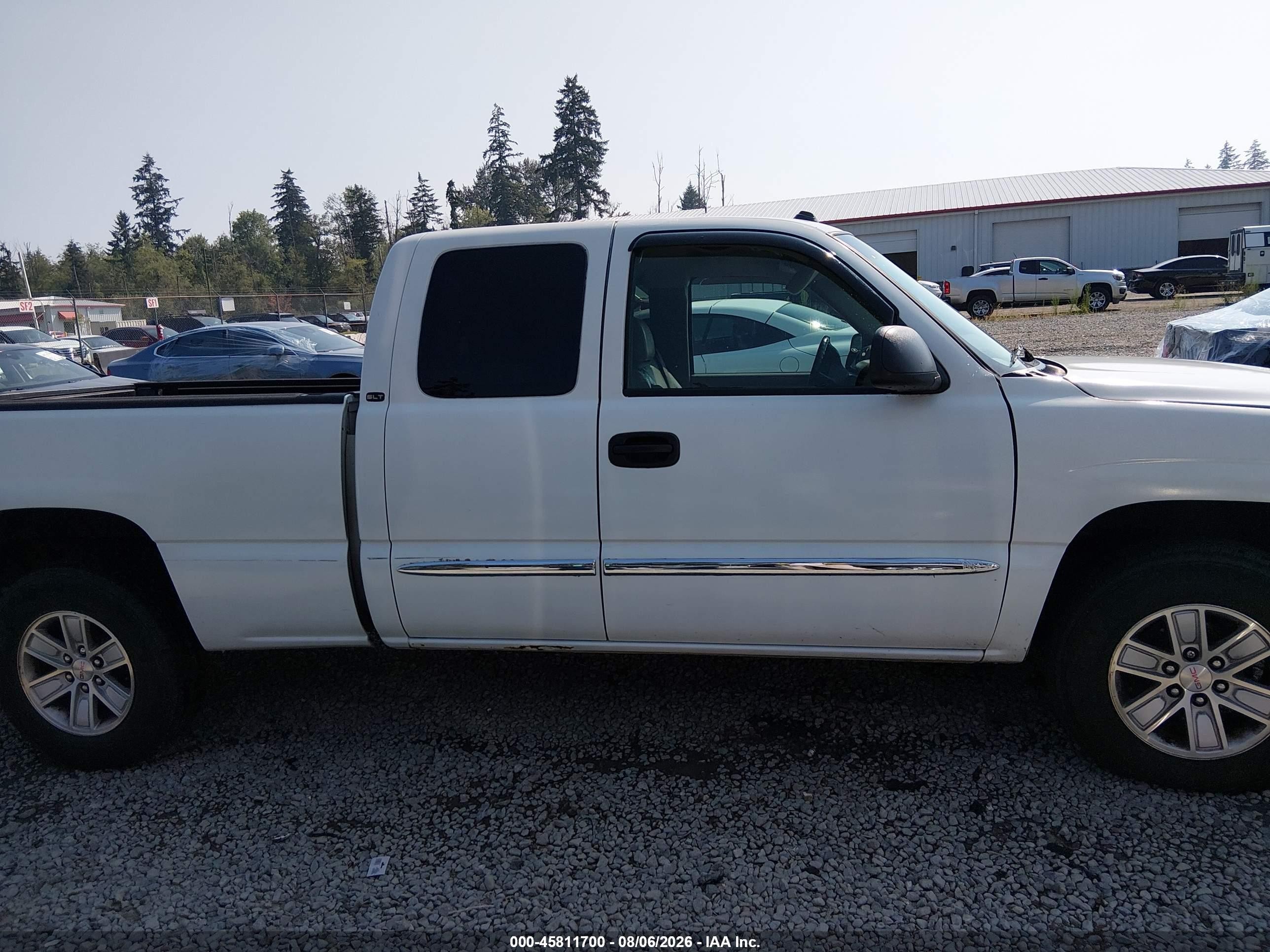 2004 Gmc Sierra 1500 Slt White vin: 2GTEK19T841158731