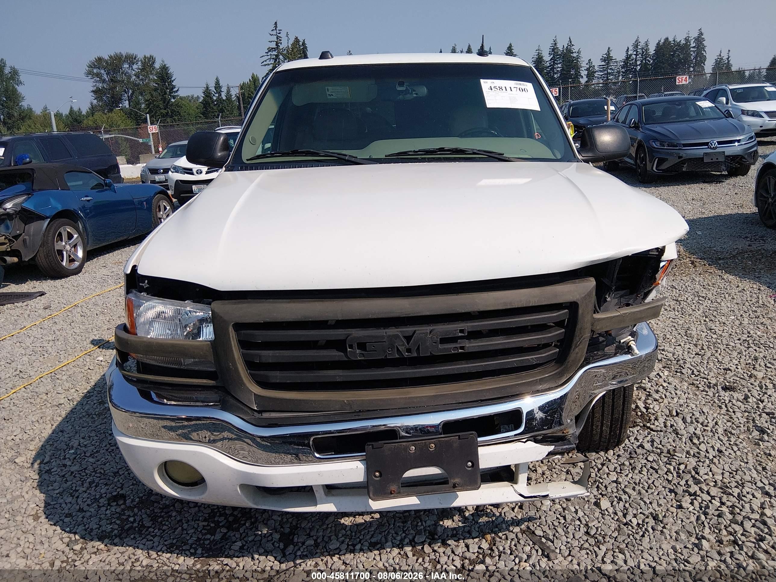 2004 Gmc Sierra 1500 Slt White vin: 2GTEK19T841158731