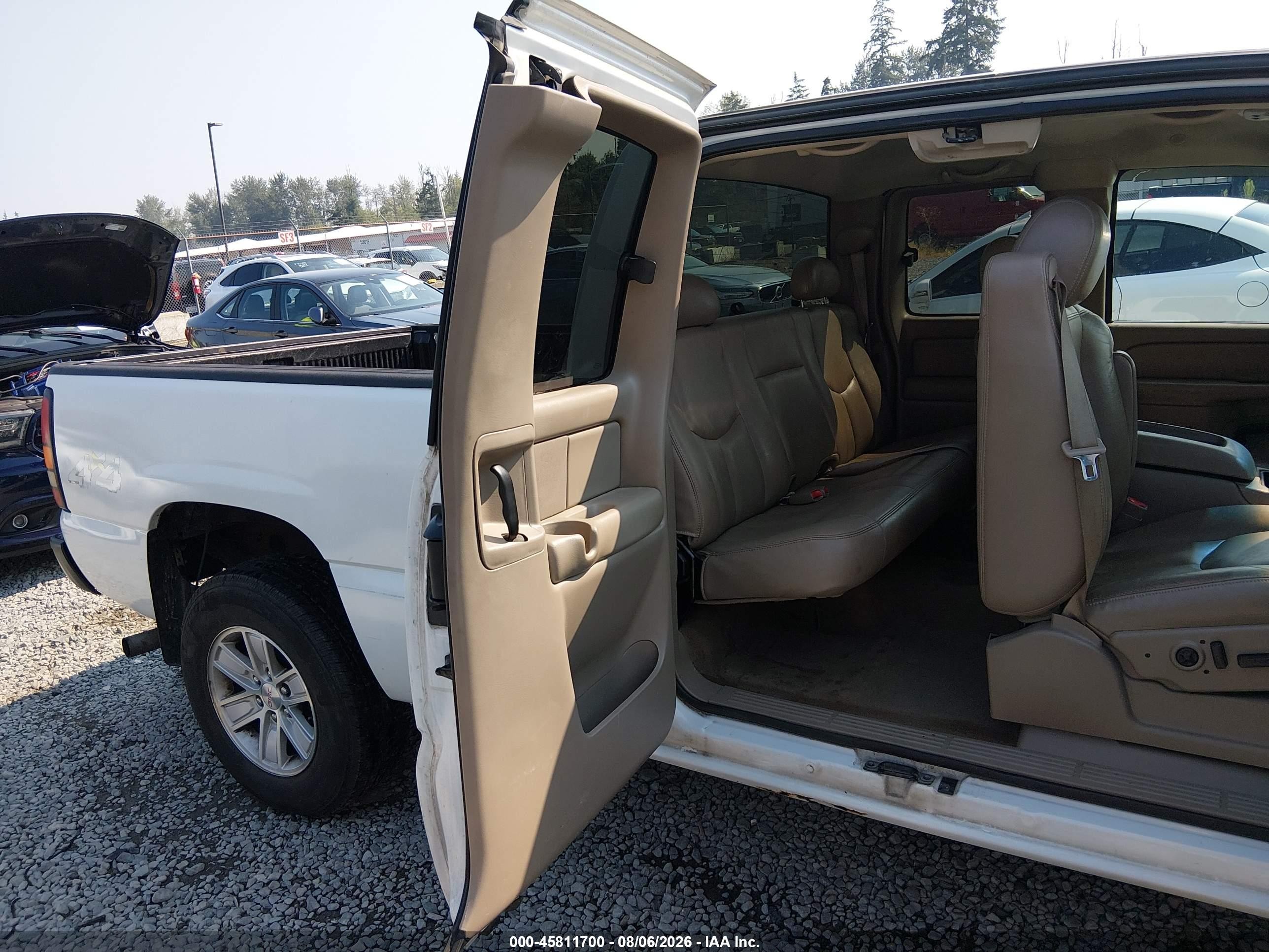 2004 Gmc Sierra 1500 Slt White vin: 2GTEK19T841158731