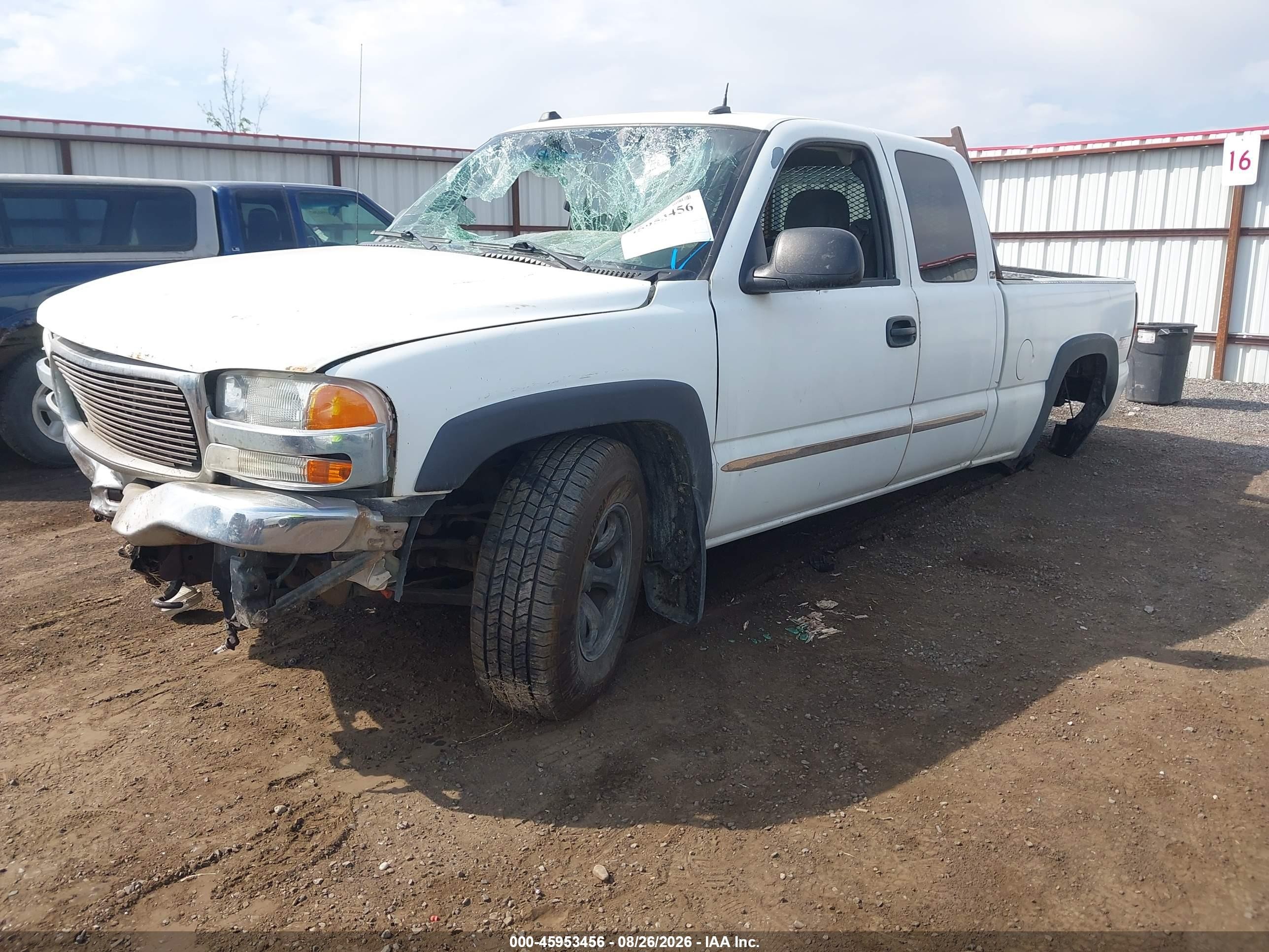 2004 Gmc Sierra 1500 Sle Белый vin: 2GTEK19T841204140