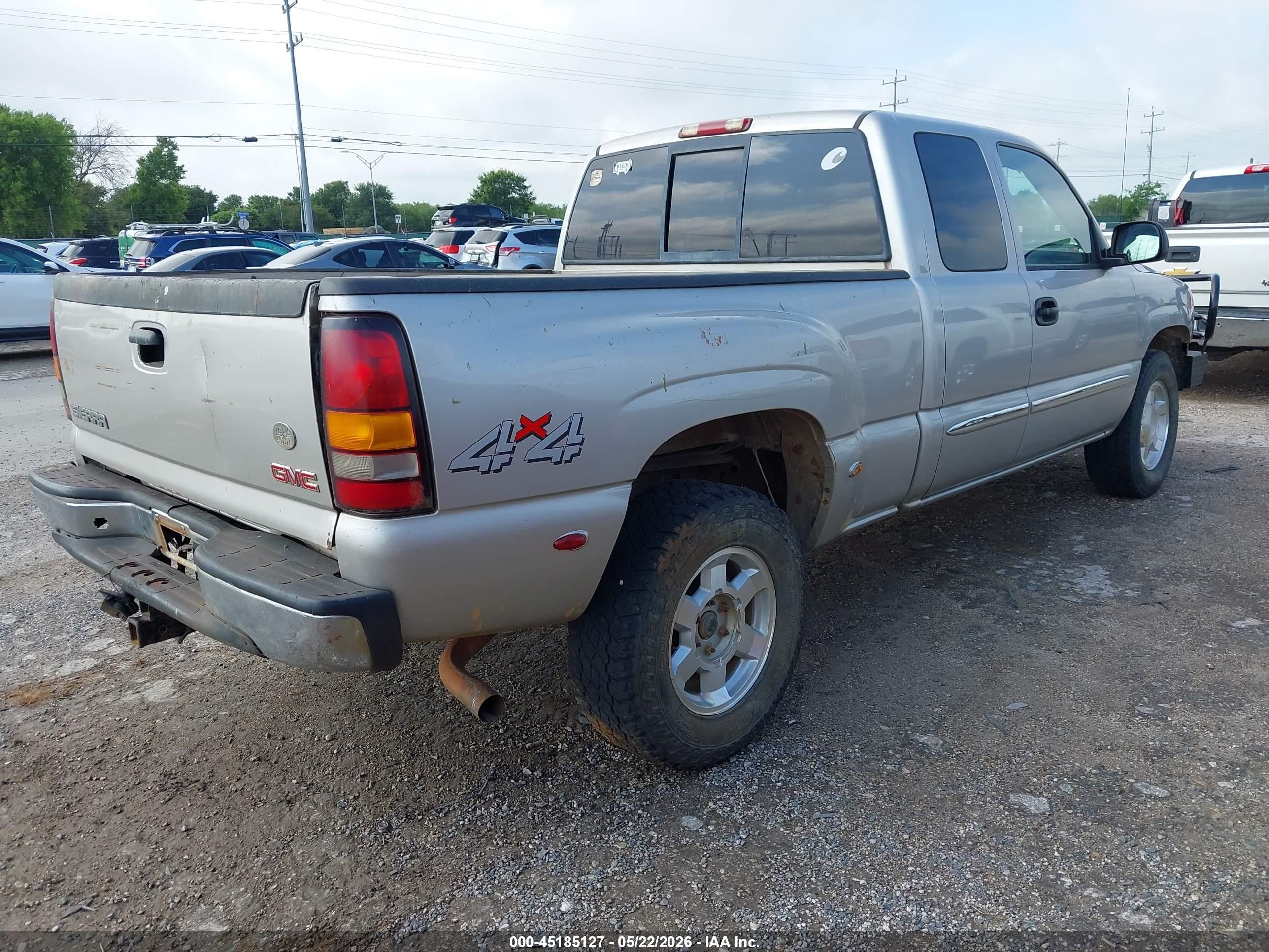 2005 Gmc Sierra 1500 Slt Tan vin: 2GTEK19T851287621