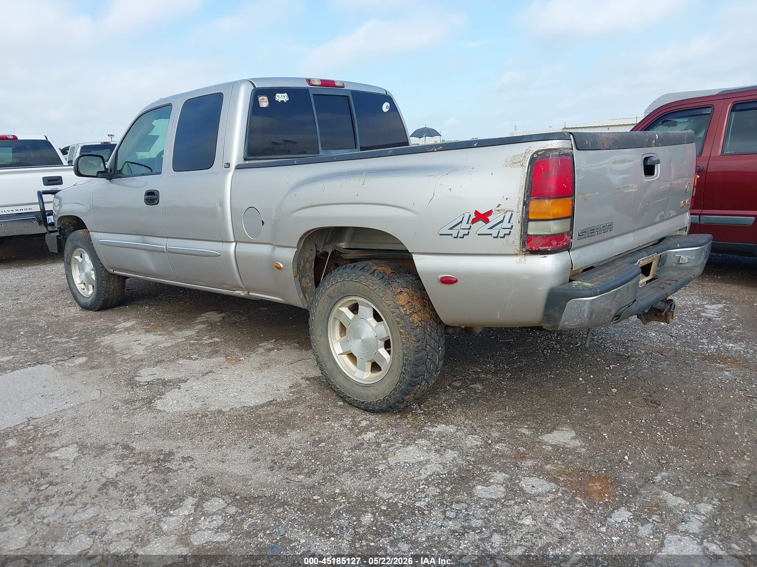 2005 Gmc Sierra 1500 Slt Tan vin: 2GTEK19T851287621
