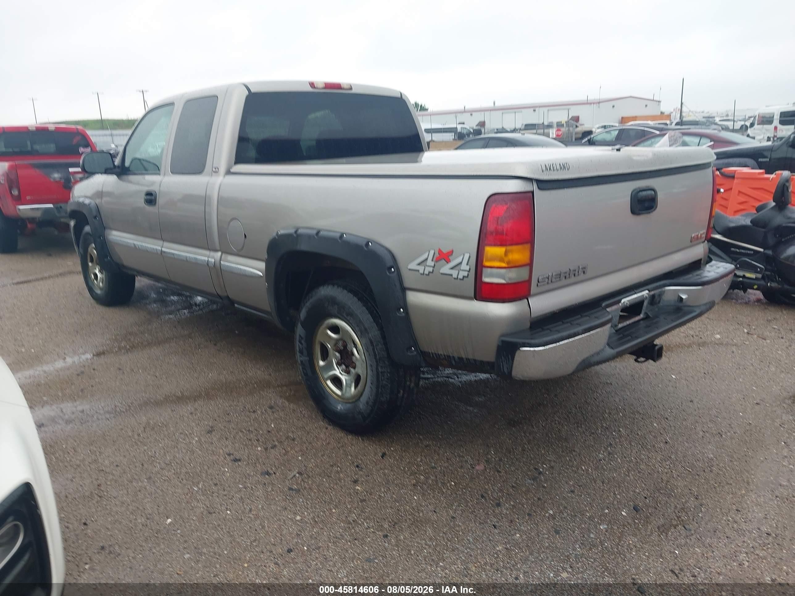 2001 Gmc Sierra 1500 Sle Tan vin: 2GTEK19T911243220