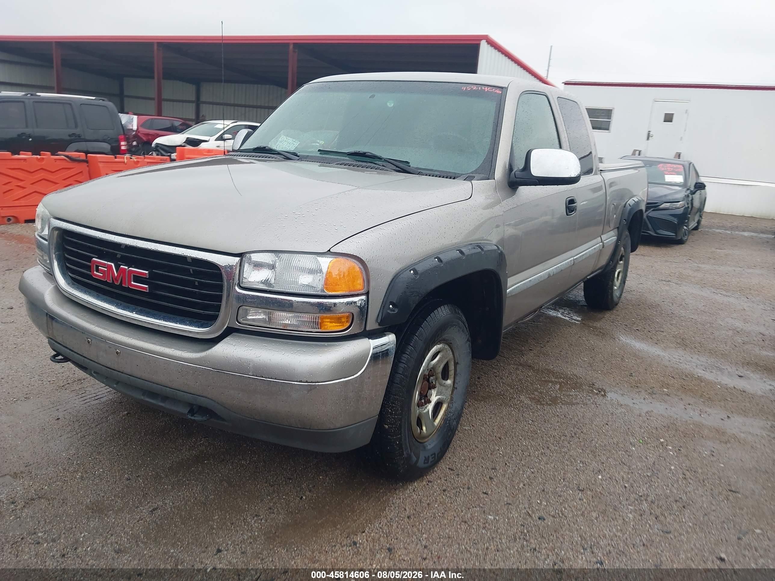 2001 Gmc Sierra 1500 Sle Tan vin: 2GTEK19T911243220