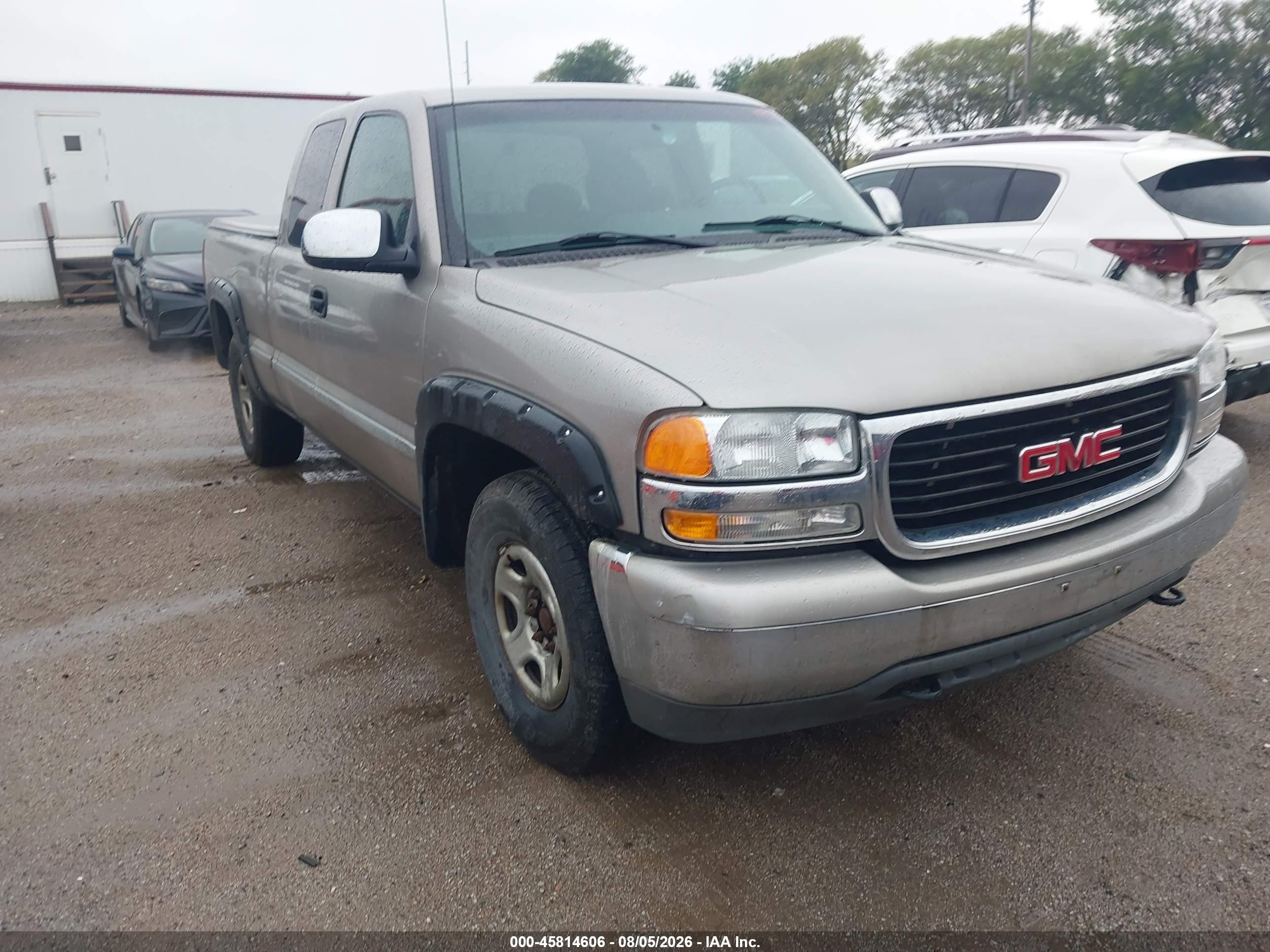 2001 Gmc Sierra 1500 Sle Tan vin: 2GTEK19T911243220