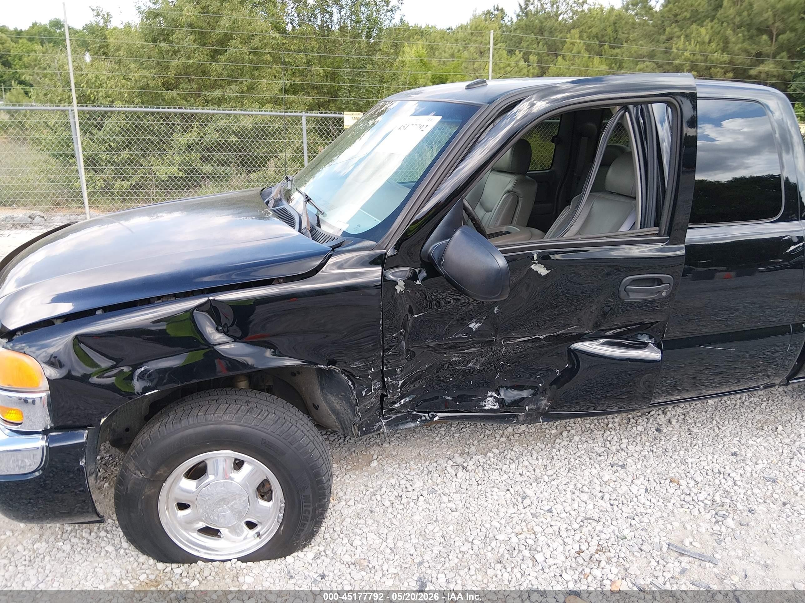 2003 Gmc Sierra 1500 Slt Black vin: 2GTEK19T931311499