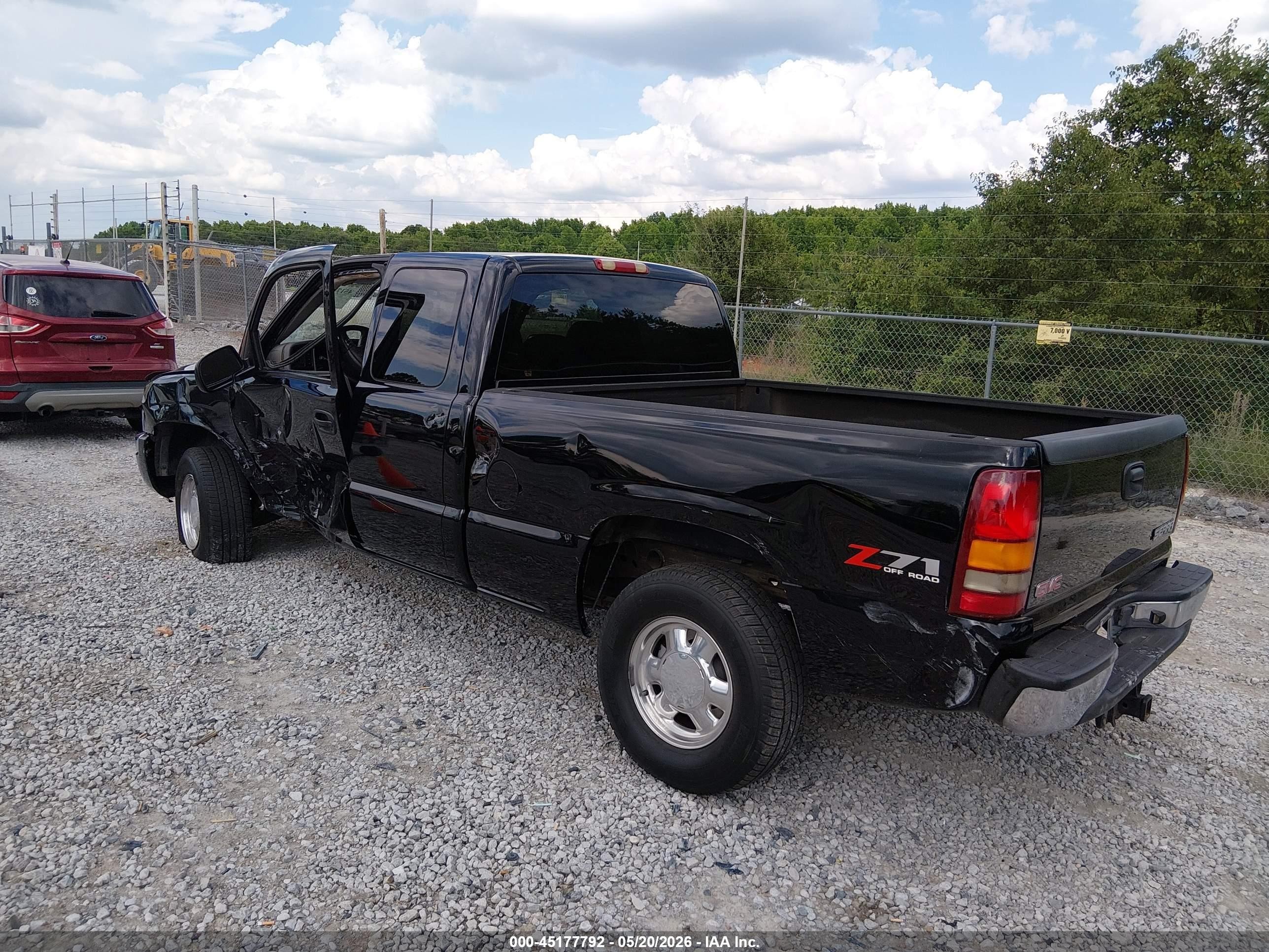 2003 Gmc Sierra 1500 Slt Black vin: 2GTEK19T931311499