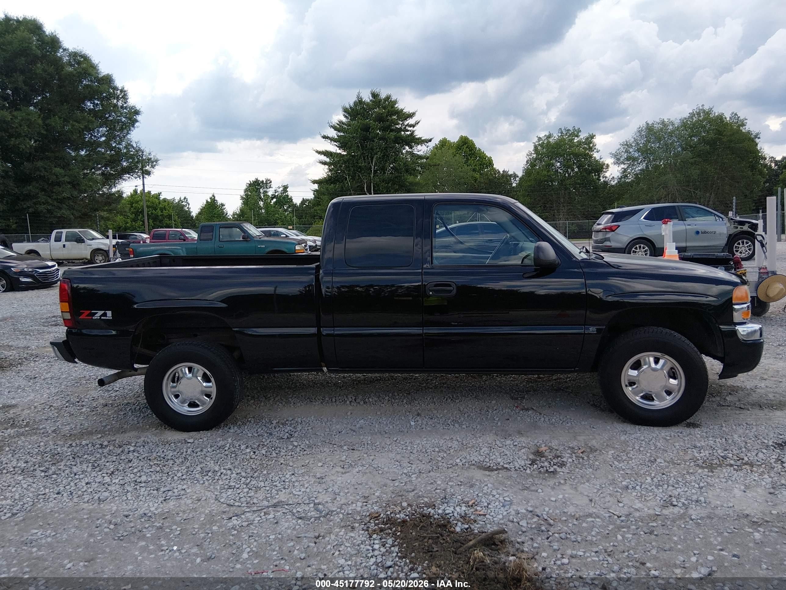 2003 Gmc Sierra 1500 Slt Black vin: 2GTEK19T931311499