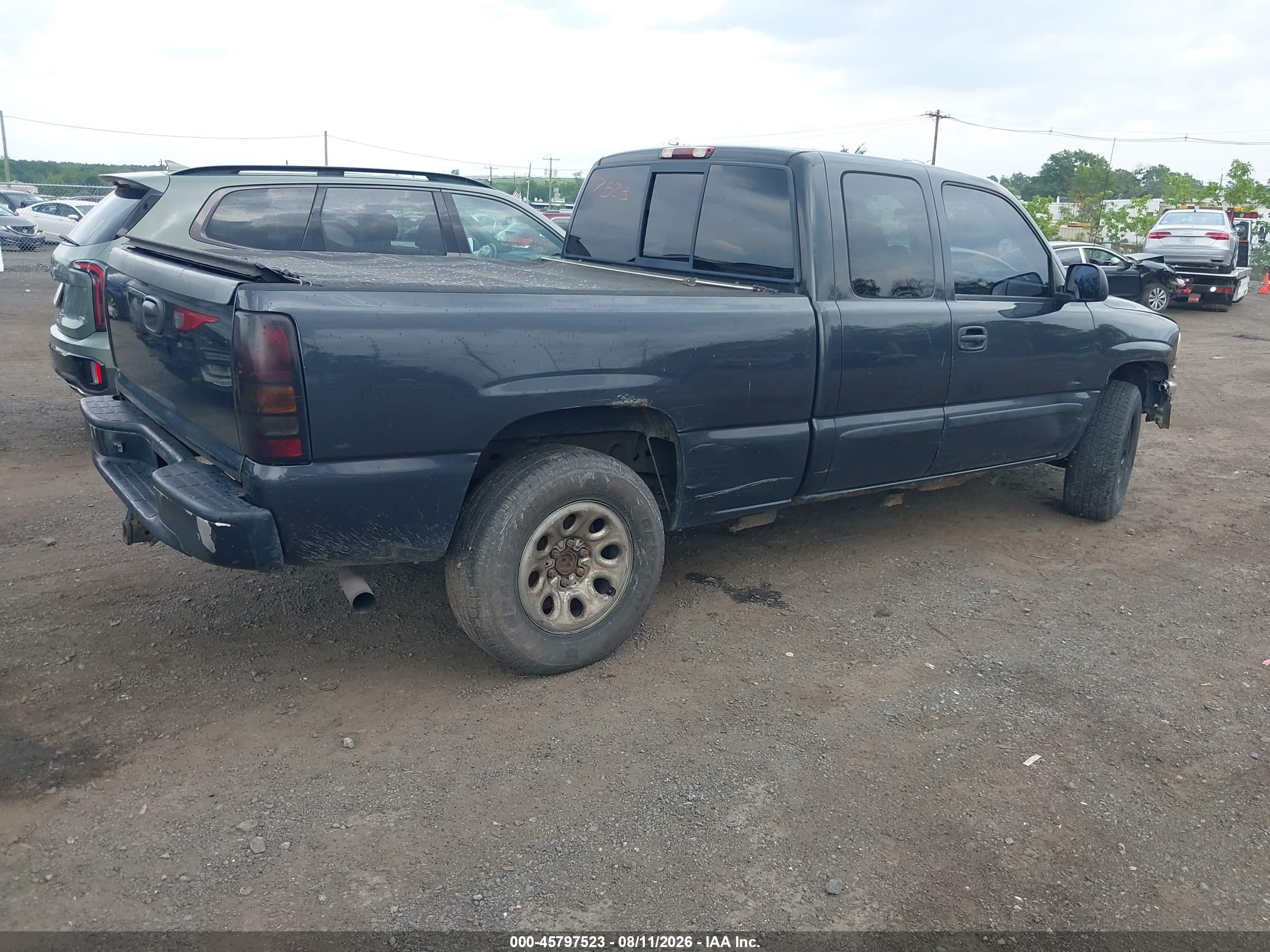 2005 Gmc Sierra 1500 Sle Gray vin: 2GTEK19T951190928