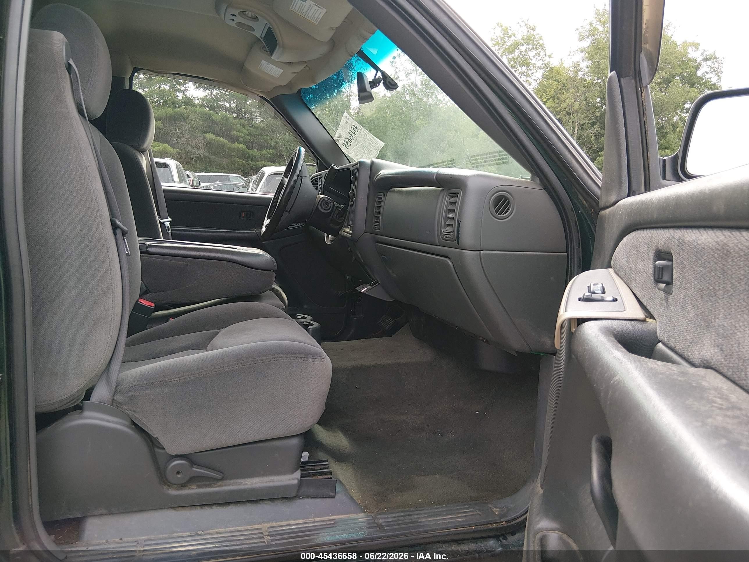 2003 Gmc Sierra 1500 Sle Green vin: 2GTEK19V031187642