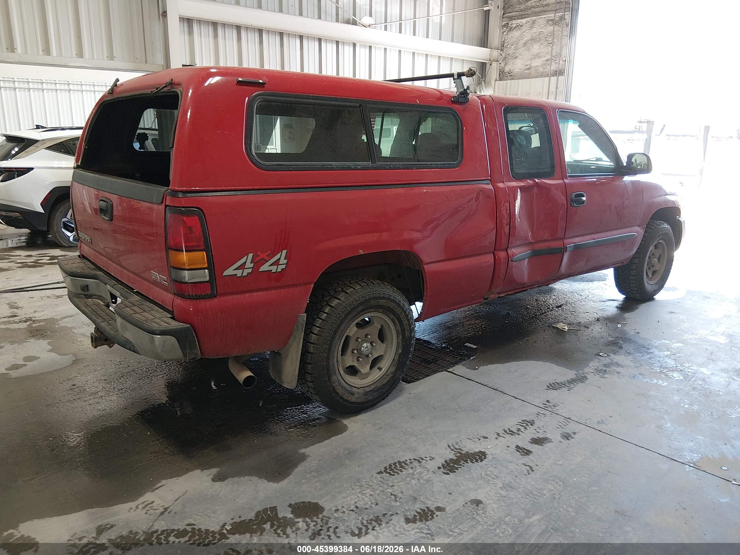 2004 Gmc Sierra 1500   Red vin: 2GTEK19V441144844