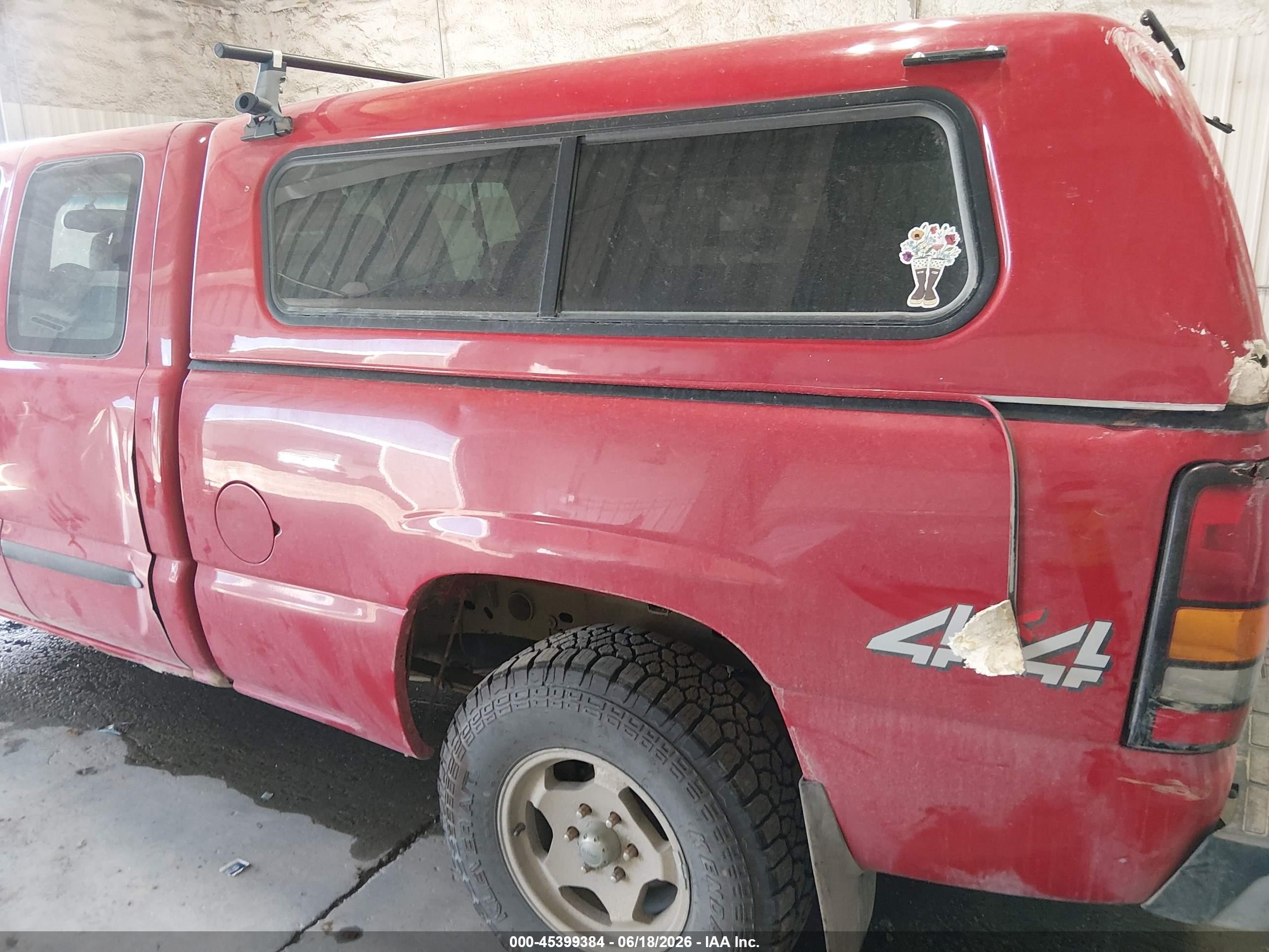 2004 Gmc Sierra 1500   Red vin: 2GTEK19V441144844
