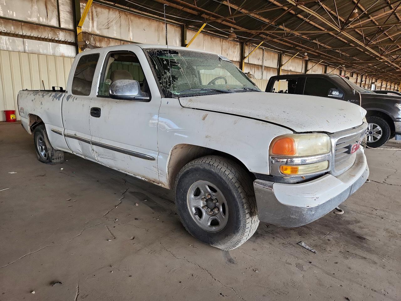 2001 Gmc New Sierra K1500 White vin: 2GTEK19V711385907