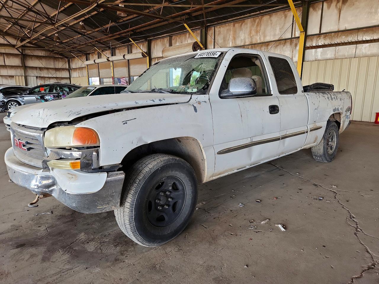 2001 Gmc New Sierra K1500 White vin: 2GTEK19V711385907