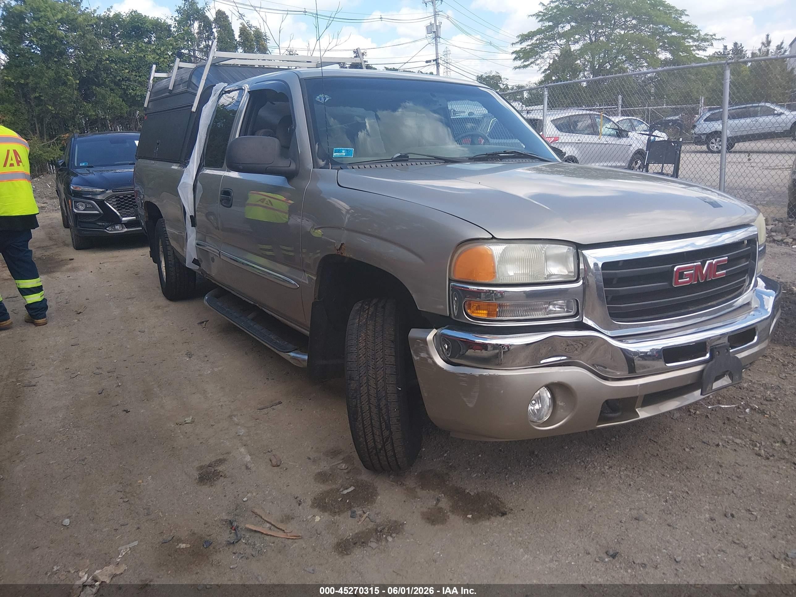2003 Gmc Sierra 1500 Sle Gray vin: 2GTEK19V831165579
