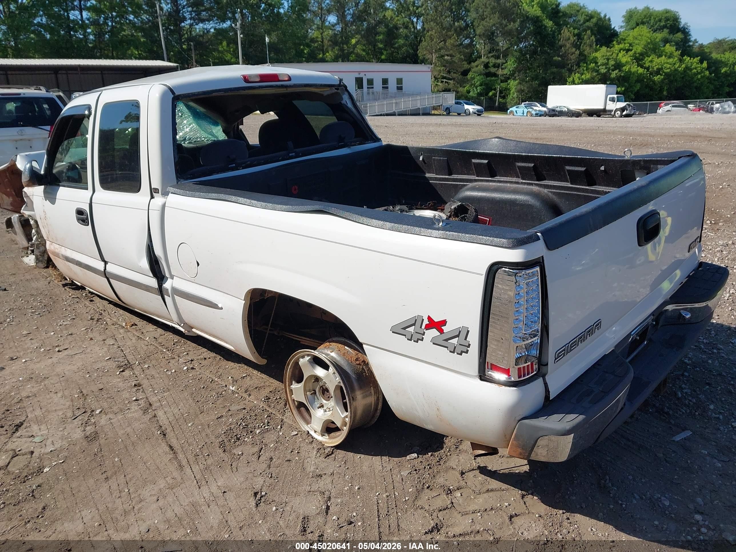2002 Gmc Sierra 1500 Sle Белый vin: 2GTEK19V921342915
