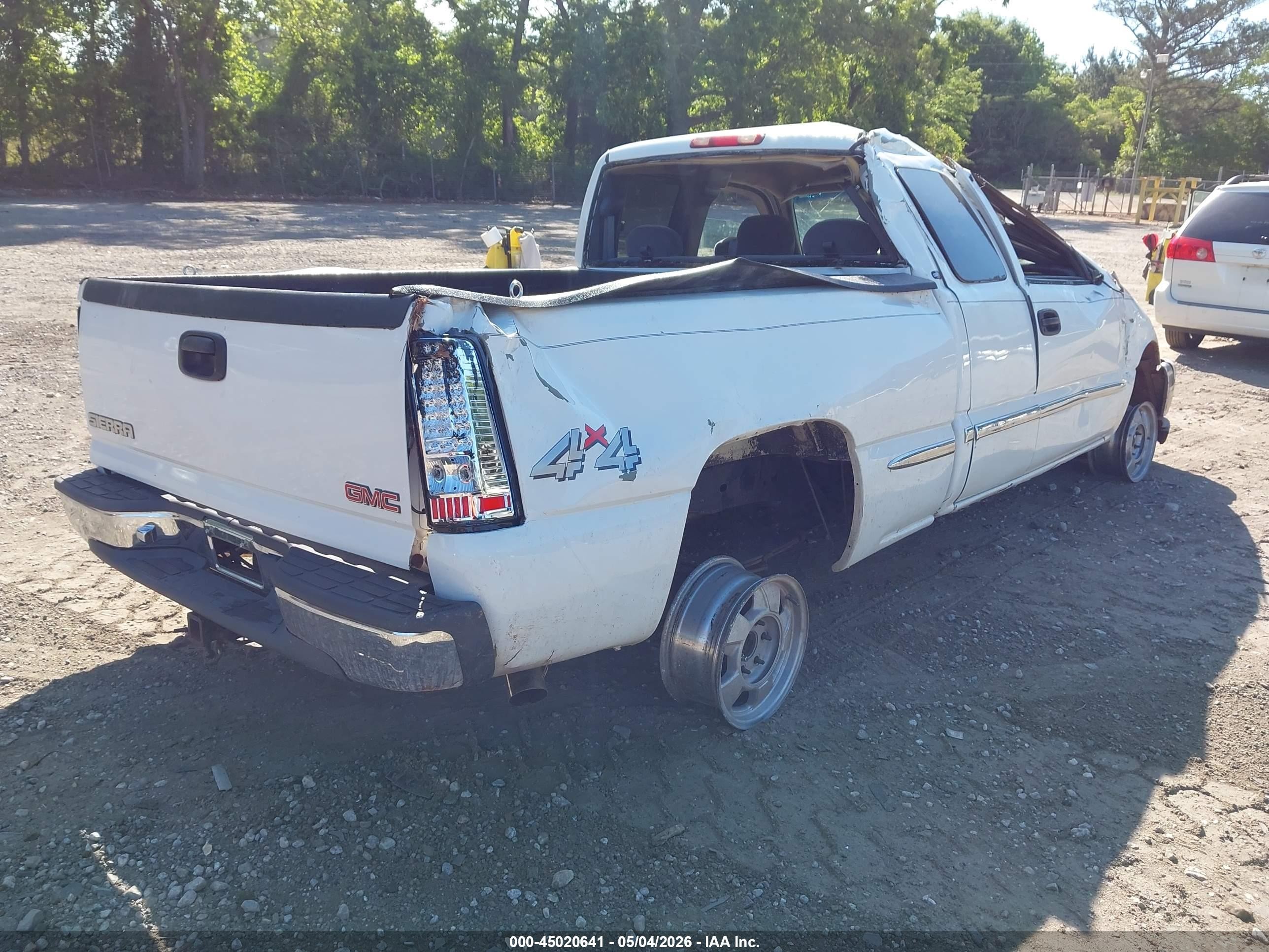 2002 Gmc Sierra 1500 Sle Белый vin: 2GTEK19V921342915