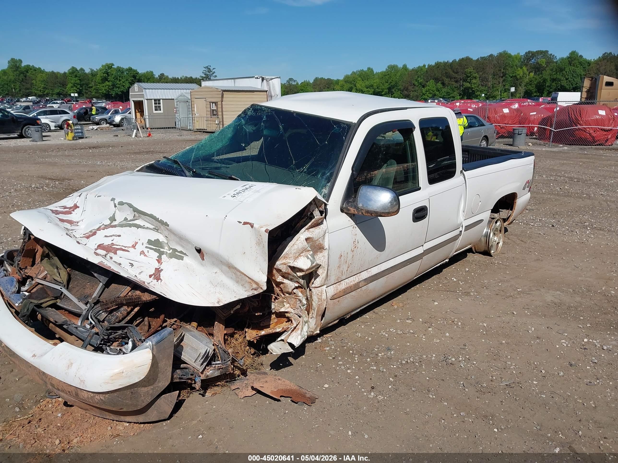 2002 Gmc Sierra 1500 Sle Белый vin: 2GTEK19V921342915
