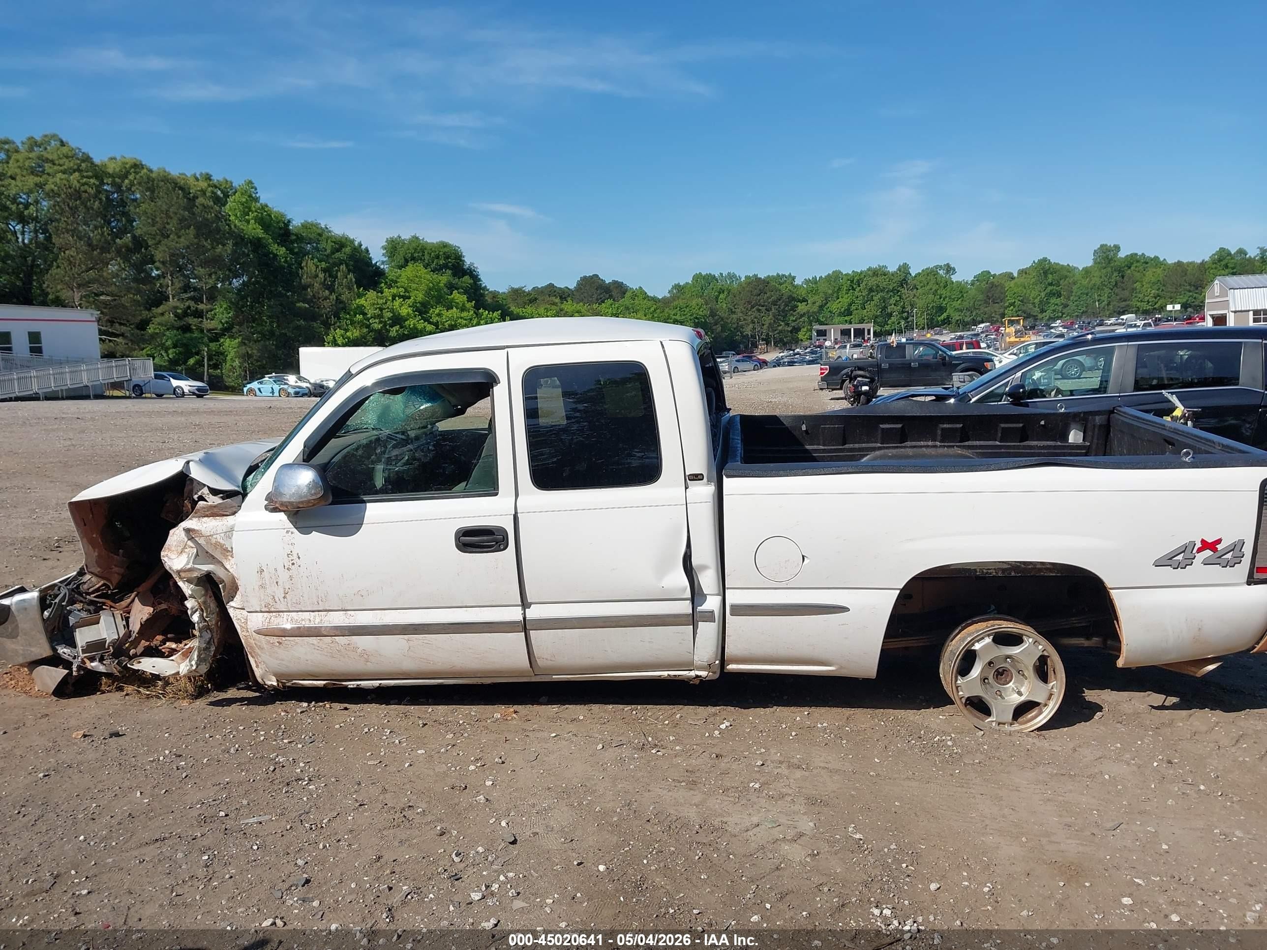 2002 Gmc Sierra 1500 Sle Белый vin: 2GTEK19V921342915