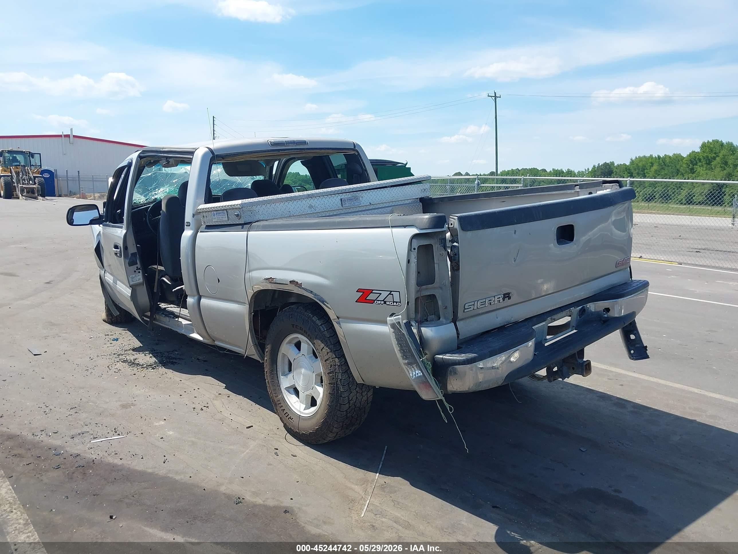 2004 Gmc Sierra 1500 Sle Silver vin: 2GTEK19VX41257987