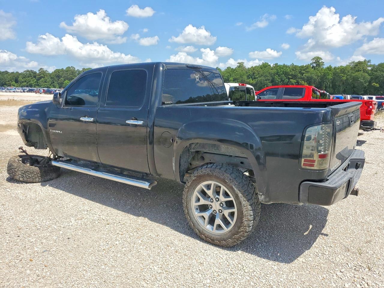 2008 Gmc New Sierra K1500 Denali Black vin: 2GTEK638081225376