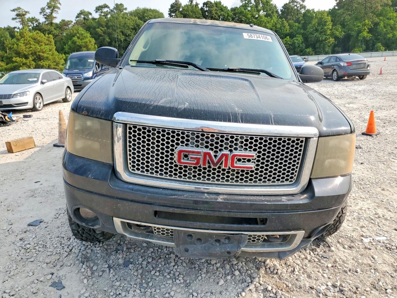 2008 Gmc New Sierra K1500 Denali Black vin: 2GTEK638081225376