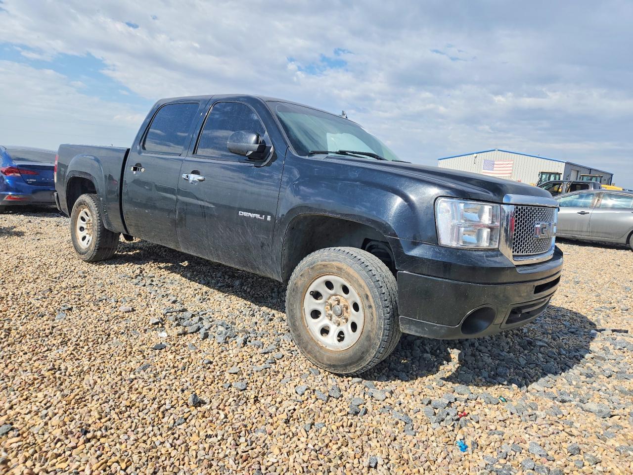 2008 Gmc New Sierra K1500 Denali Black vin: 2GTEK638381293977
