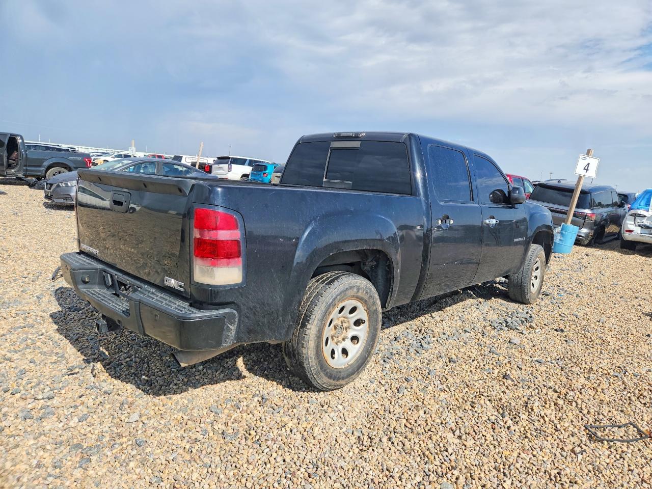 2008 Gmc New Sierra K1500 Denali Black vin: 2GTEK638381293977