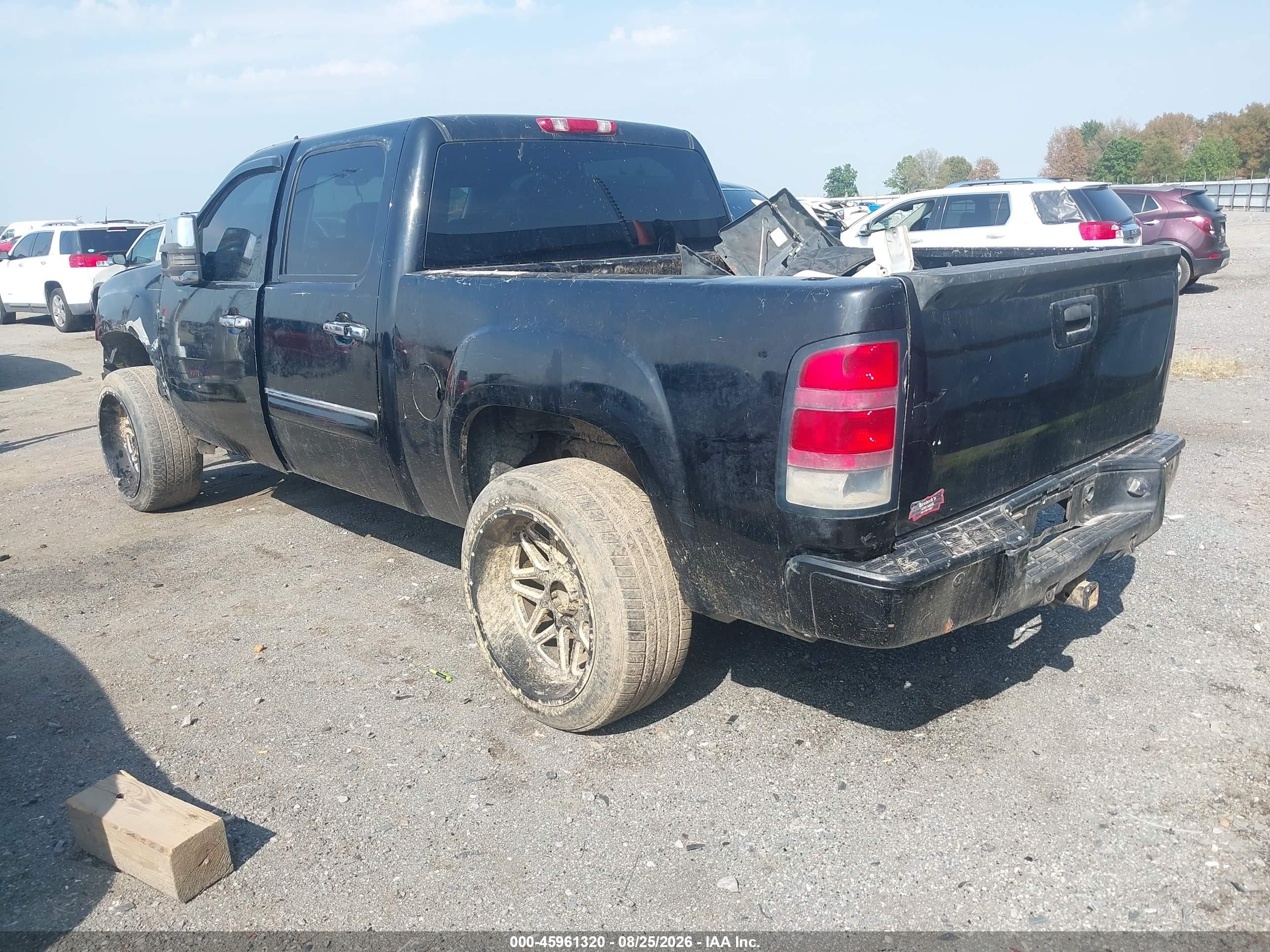2008 Gmc Sierra 1500 Denali Черный vin: 2GTEK638681153888