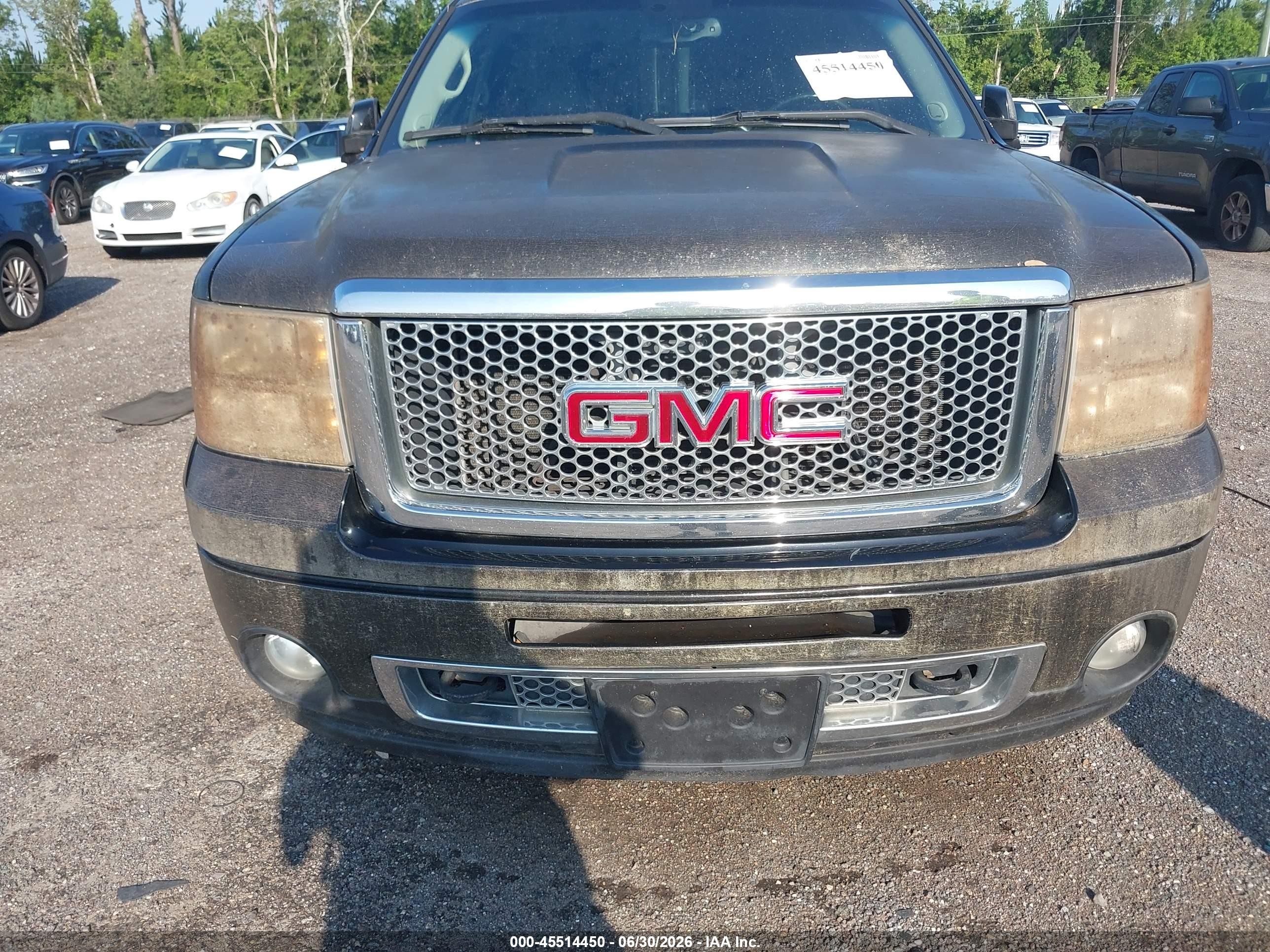 2008 Gmc Sierra 1500 Denali Black vin: 2GTEK638681311520