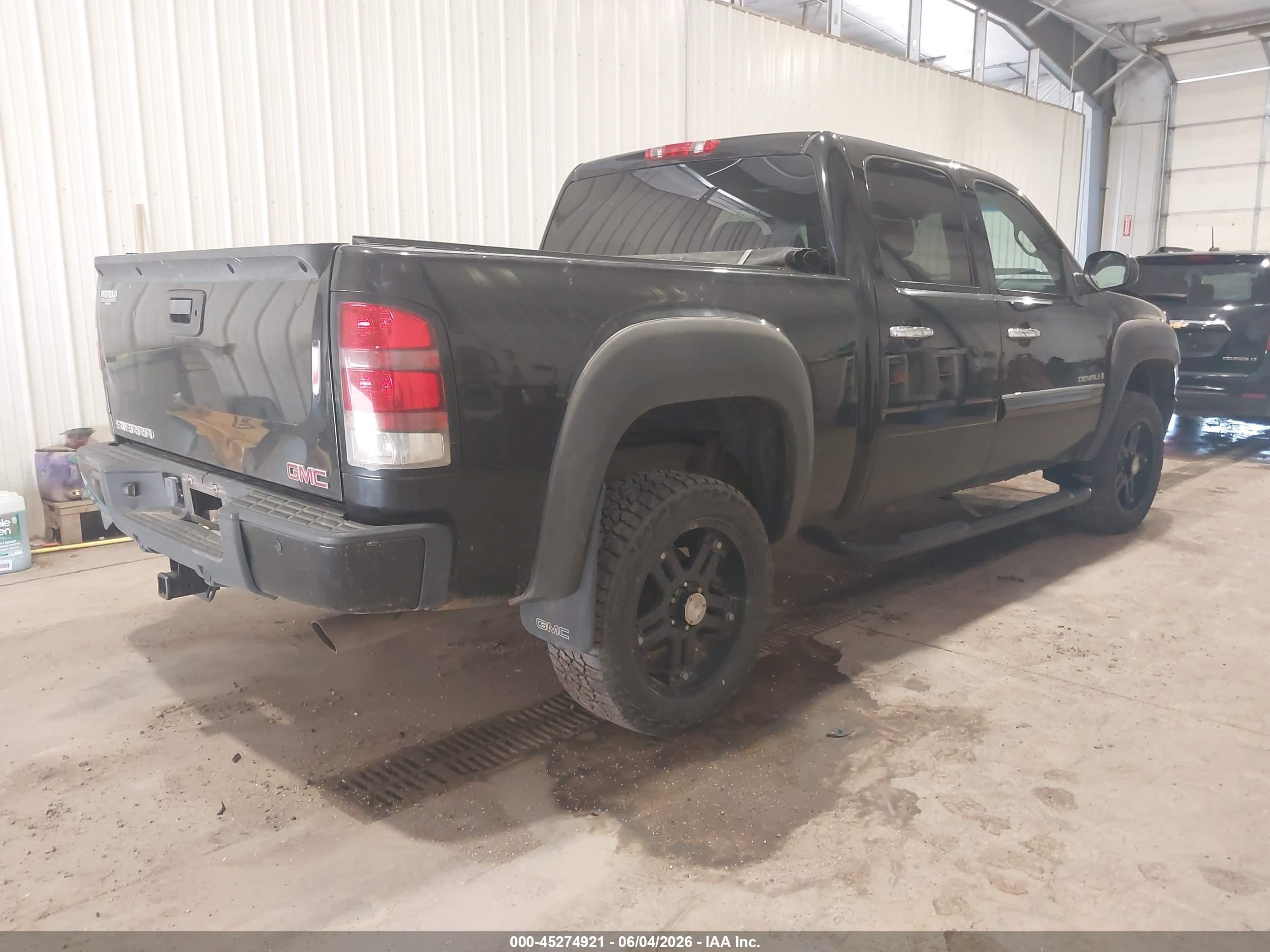 2008 Gmc Sierra 1500 Denali Black vin: 2GTEK638781182865