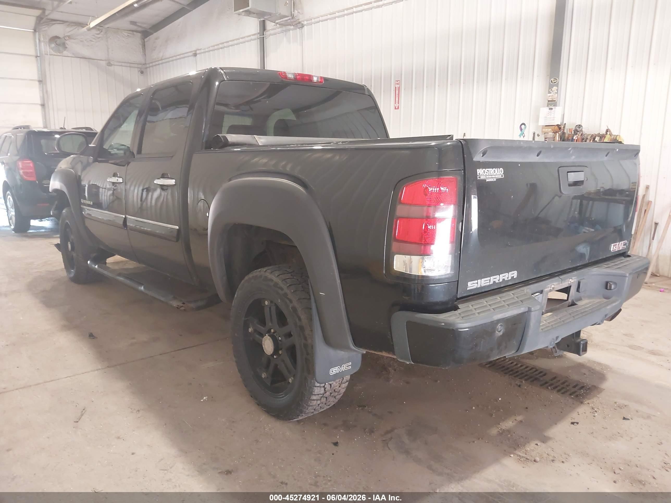2008 Gmc Sierra 1500 Denali Black vin: 2GTEK638781182865