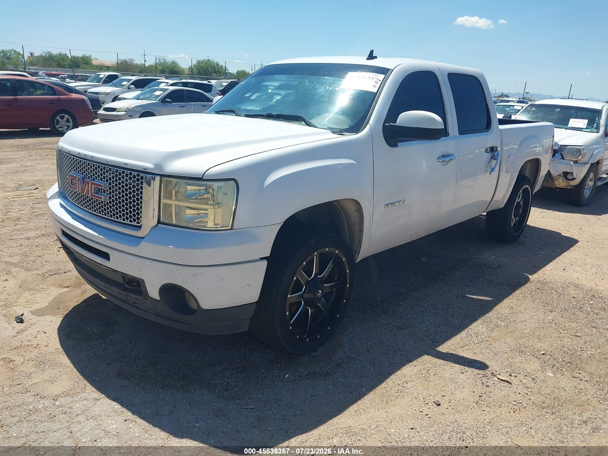 2008 Gmc Sierra 1500 Denali Белый vin: 2GTEK638881118348