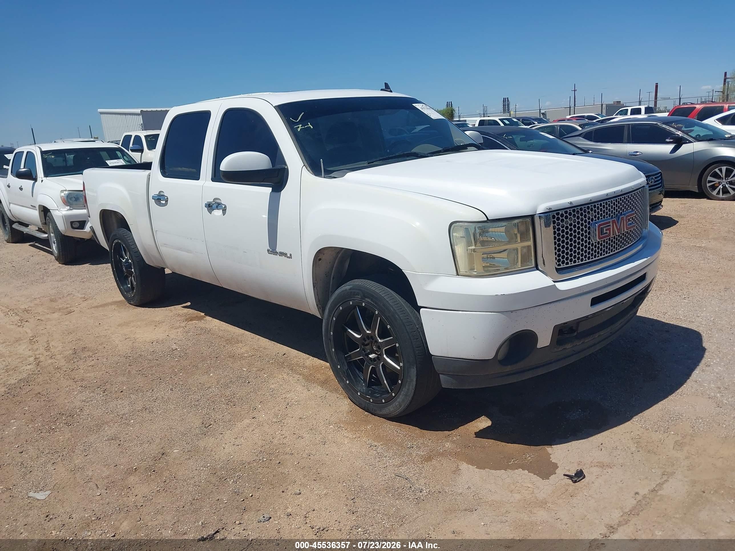 2008 Gmc Sierra 1500 Denali Белый vin: 2GTEK638881118348