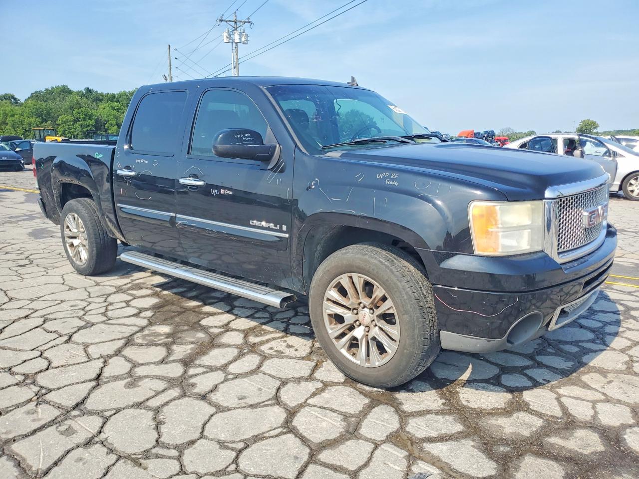 2007 Gmc New Sierra Denali Black vin: 2GTEK638971686025