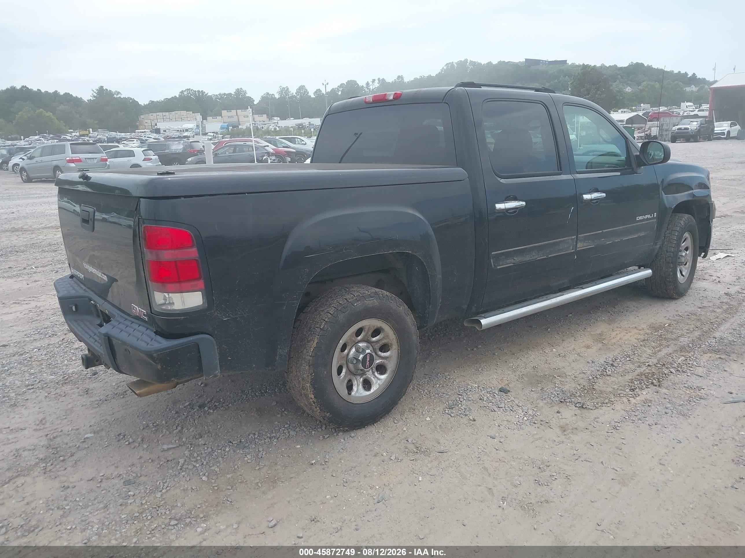 2008 Gmc Sierra 1500 Denali Черный vin: 2GTEK638981171222